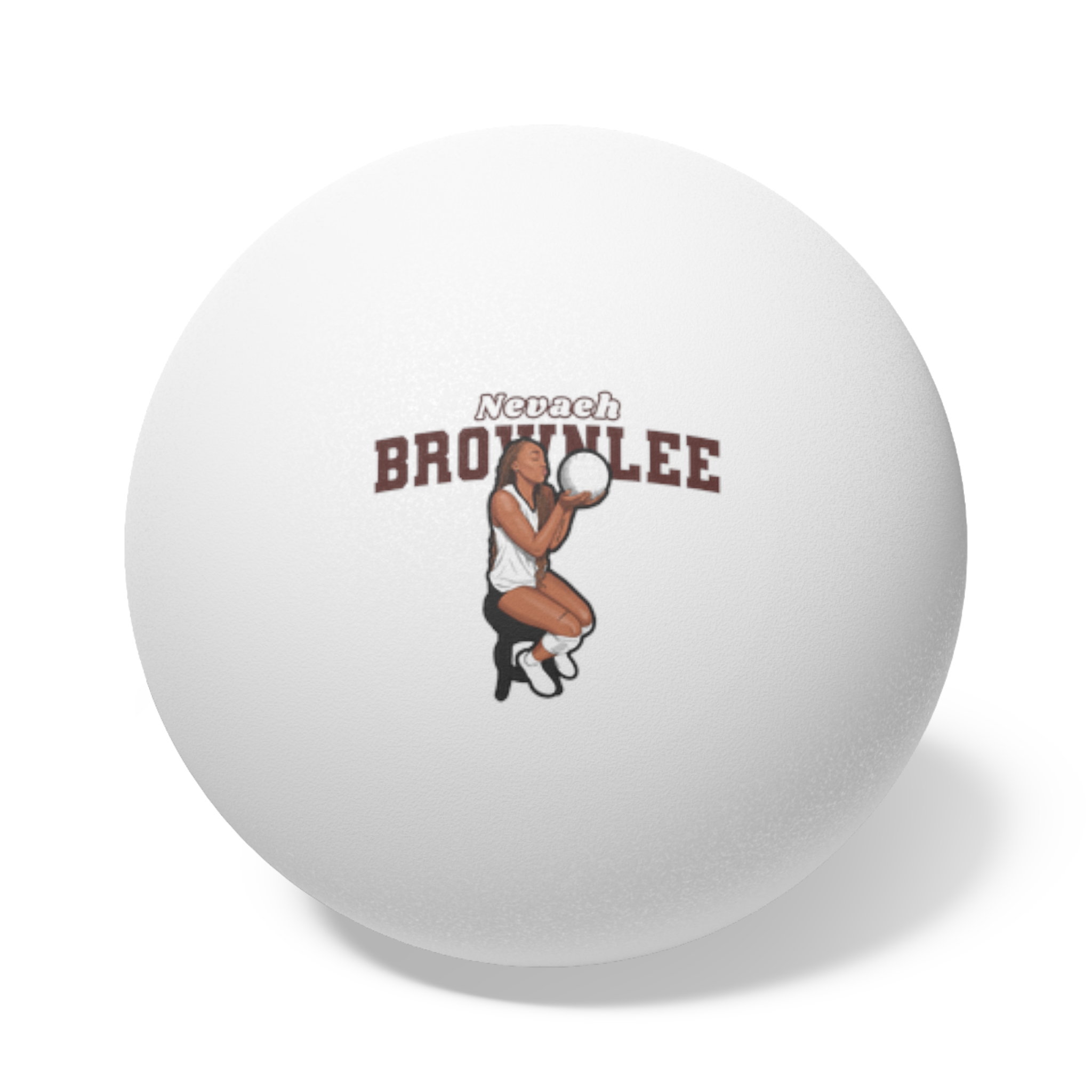 Ping Pong Balls, 6 pcs — character_name_arch in White