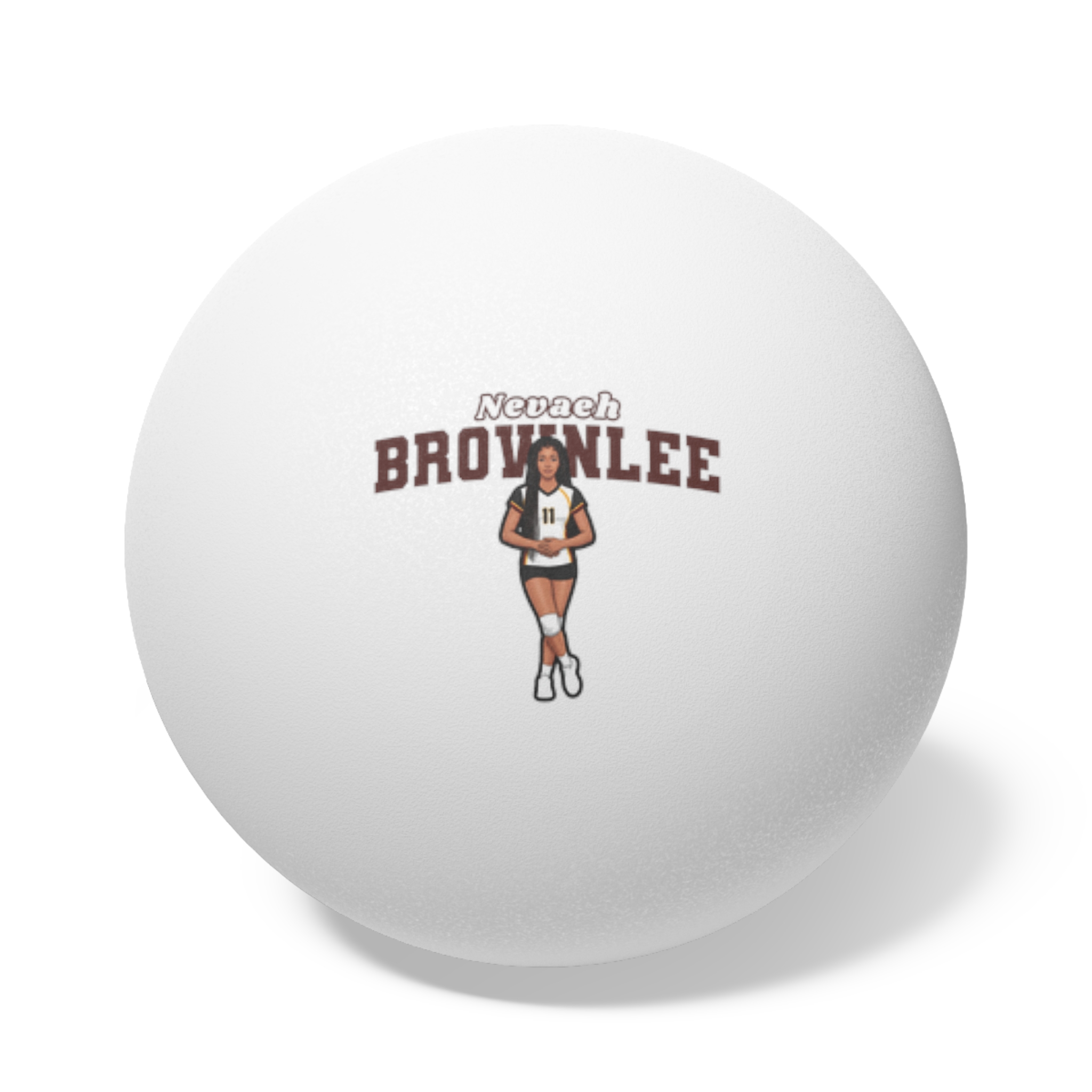 Ping Pong Balls, 6 pcs — character_name_arch in White