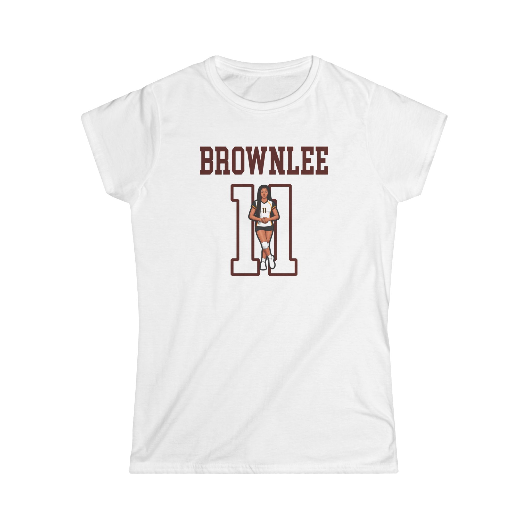 Women's Softstyle Tee — character_shirsey in White