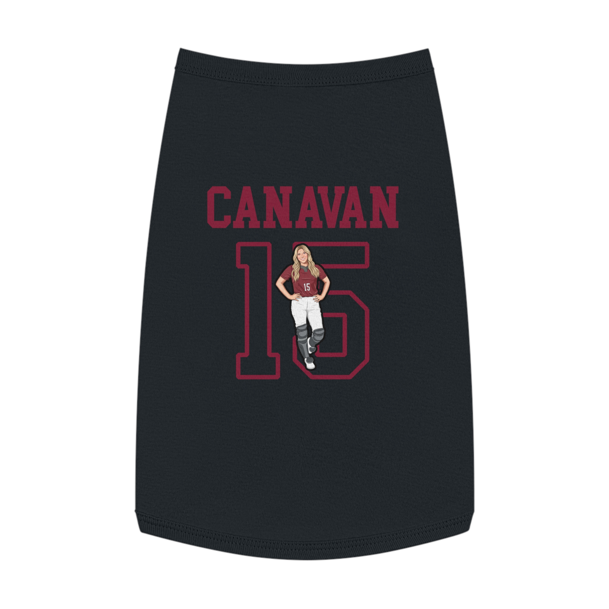 Pet Tank Top — character_shirsey in Black