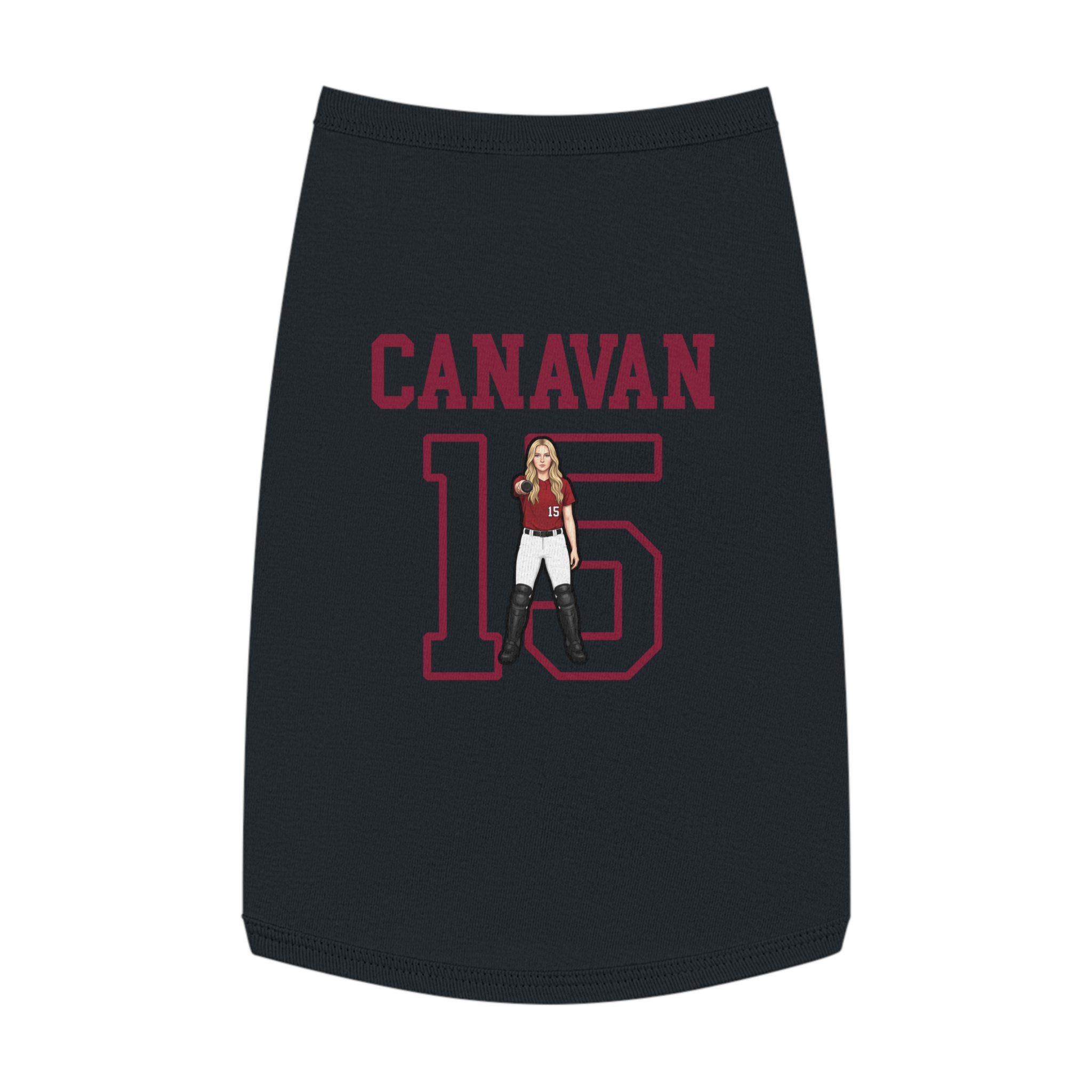 Pet Tank Top — character_shirsey in Black