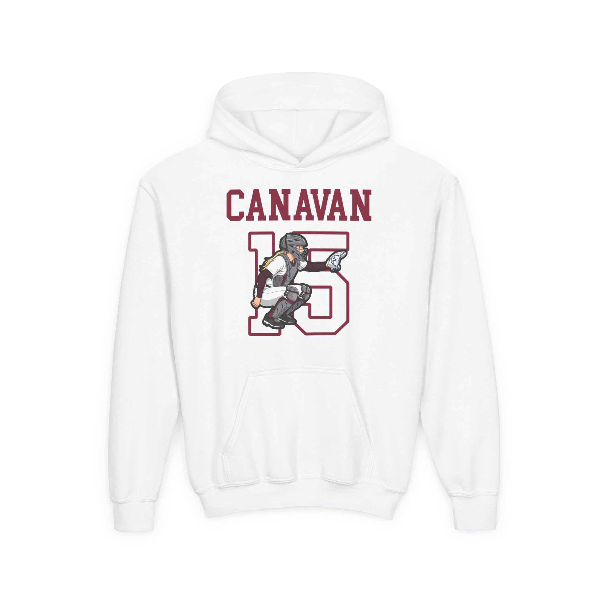 Youth Hoodie — character_shirsey in White