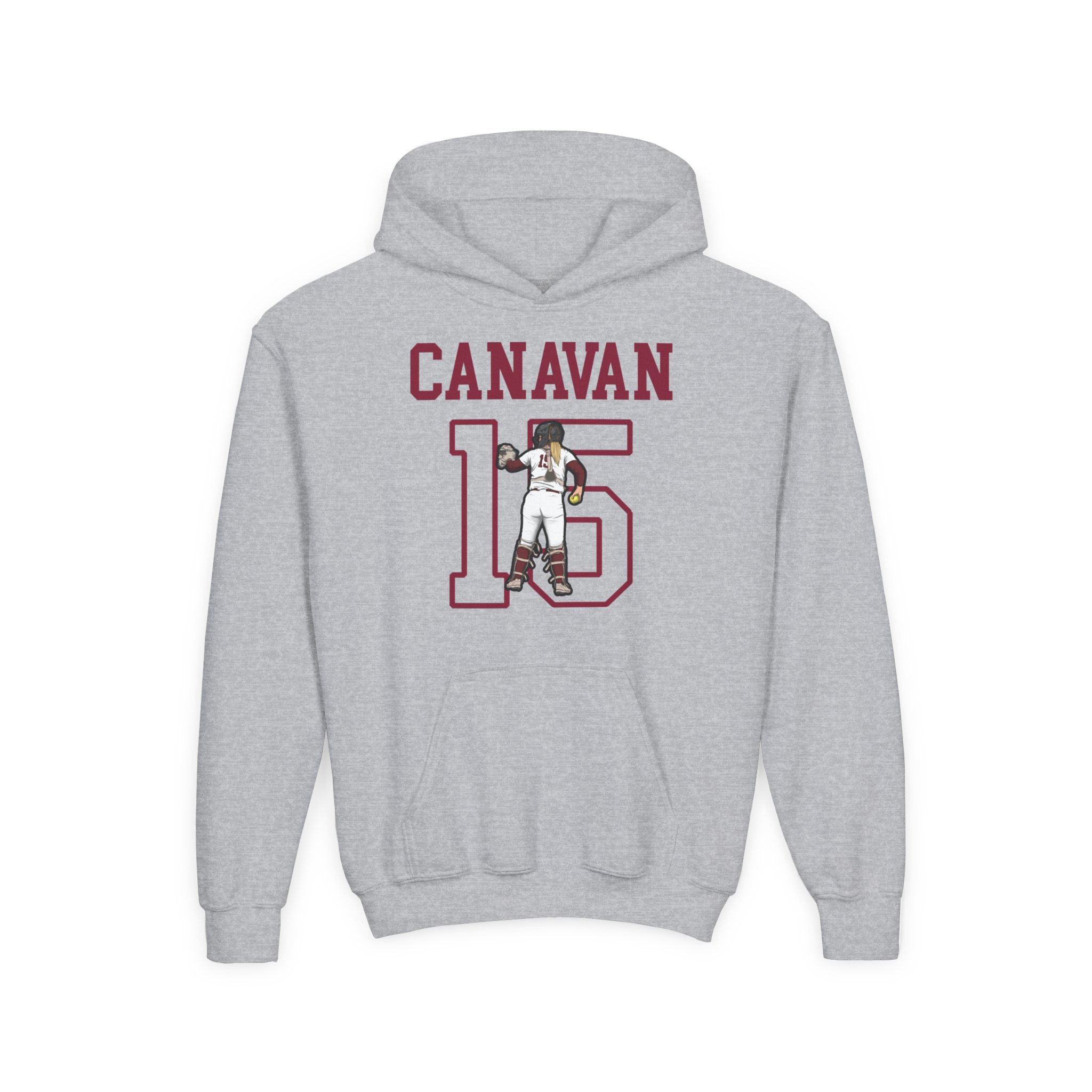 Youth Hoodie — character_shirsey in Grey
