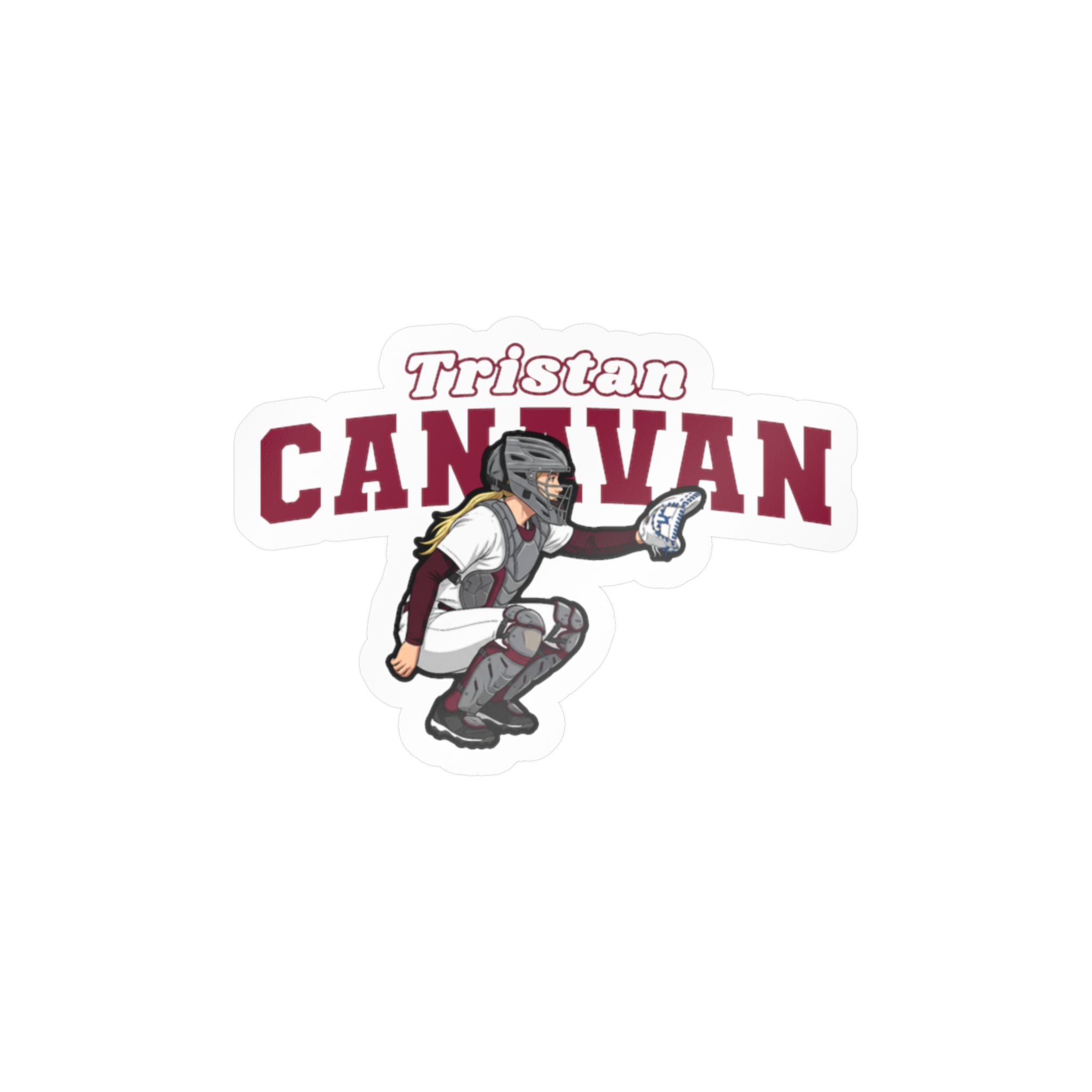 Vinyl Sticker — character_name_arch in Classic