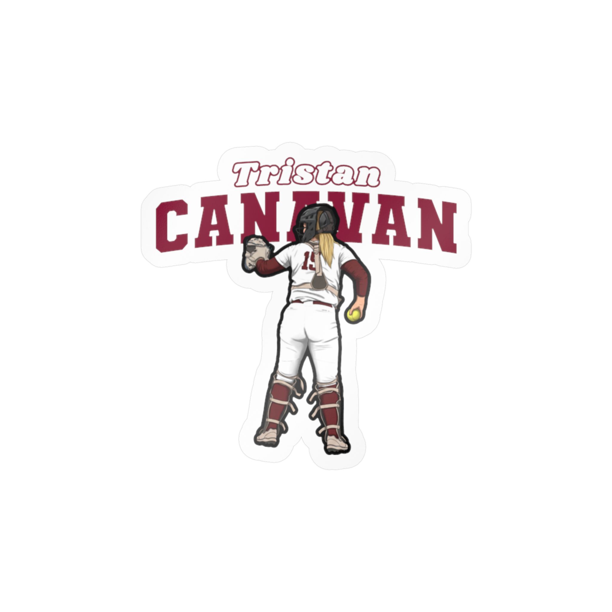 Vinyl Sticker — character_name_arch in Classic