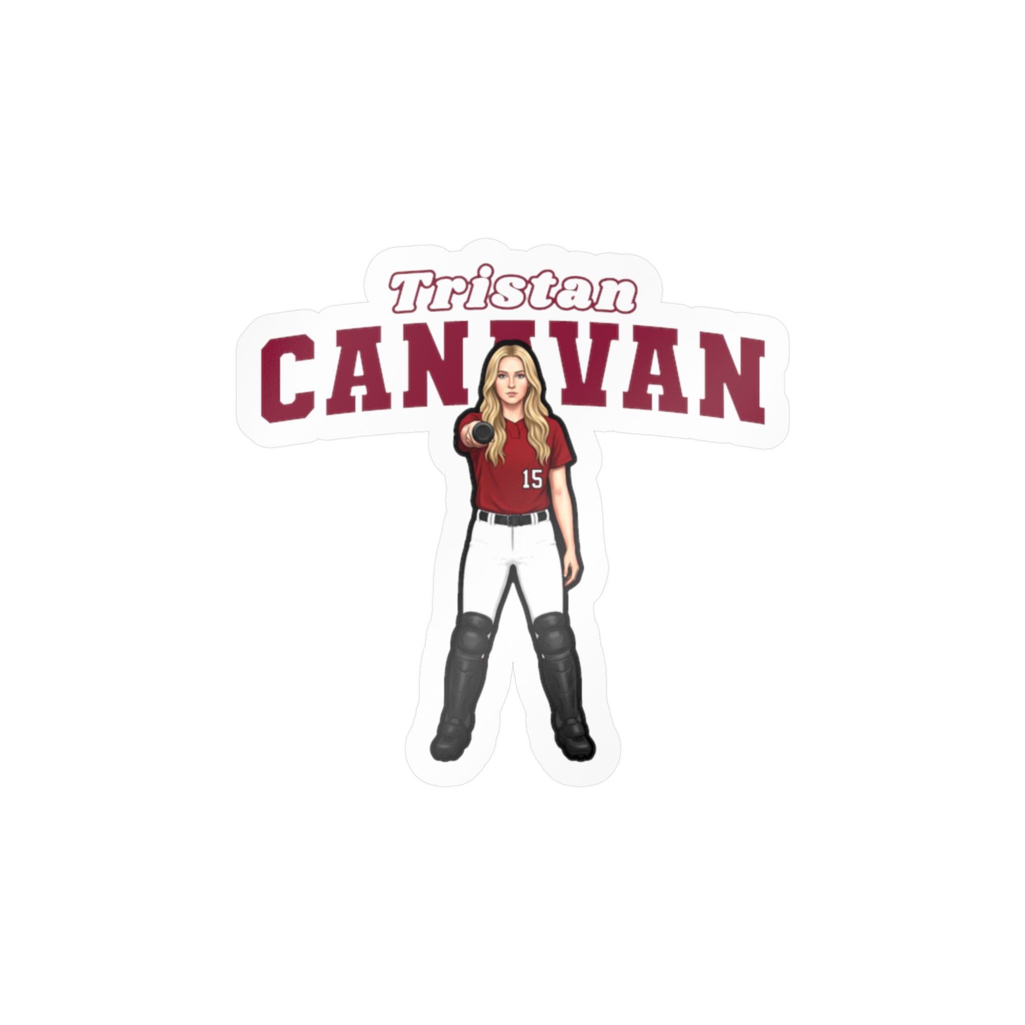 Vinyl Sticker — character_name_arch in Classic