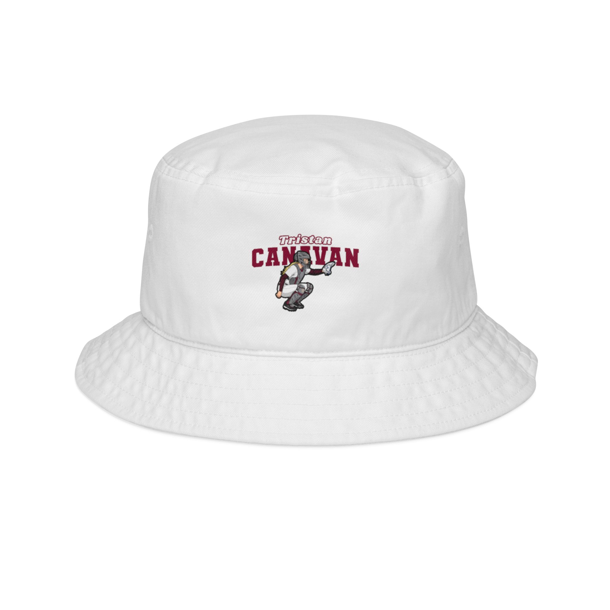 Bucket Hat — character_name_arch in White