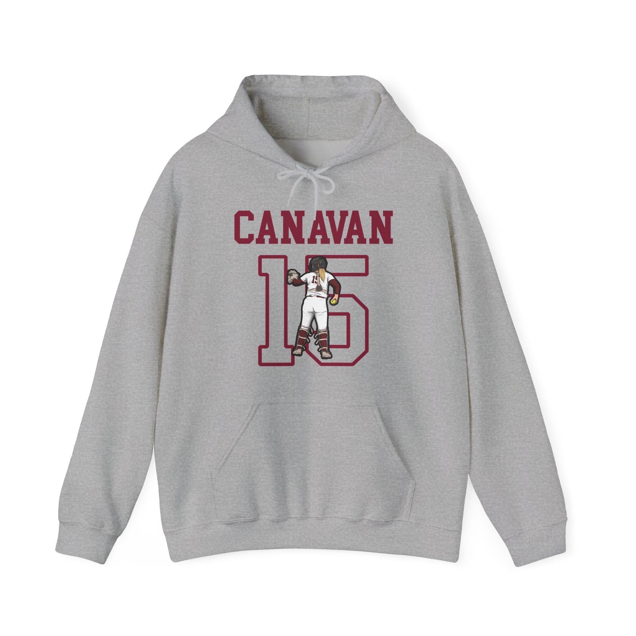 Hoodie — character_shirsey in Grey