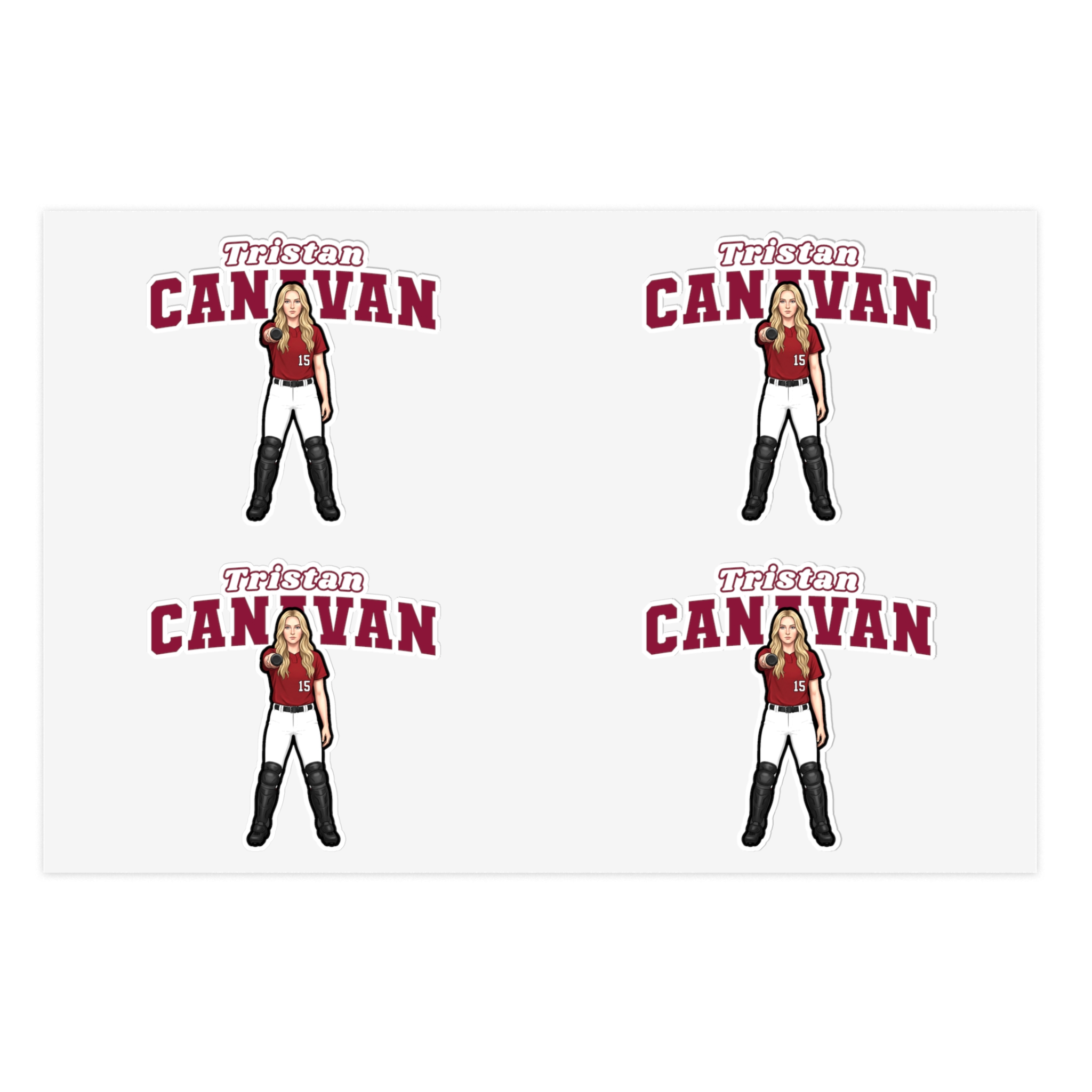 Sticker Sheet — character_name_arch in Classic