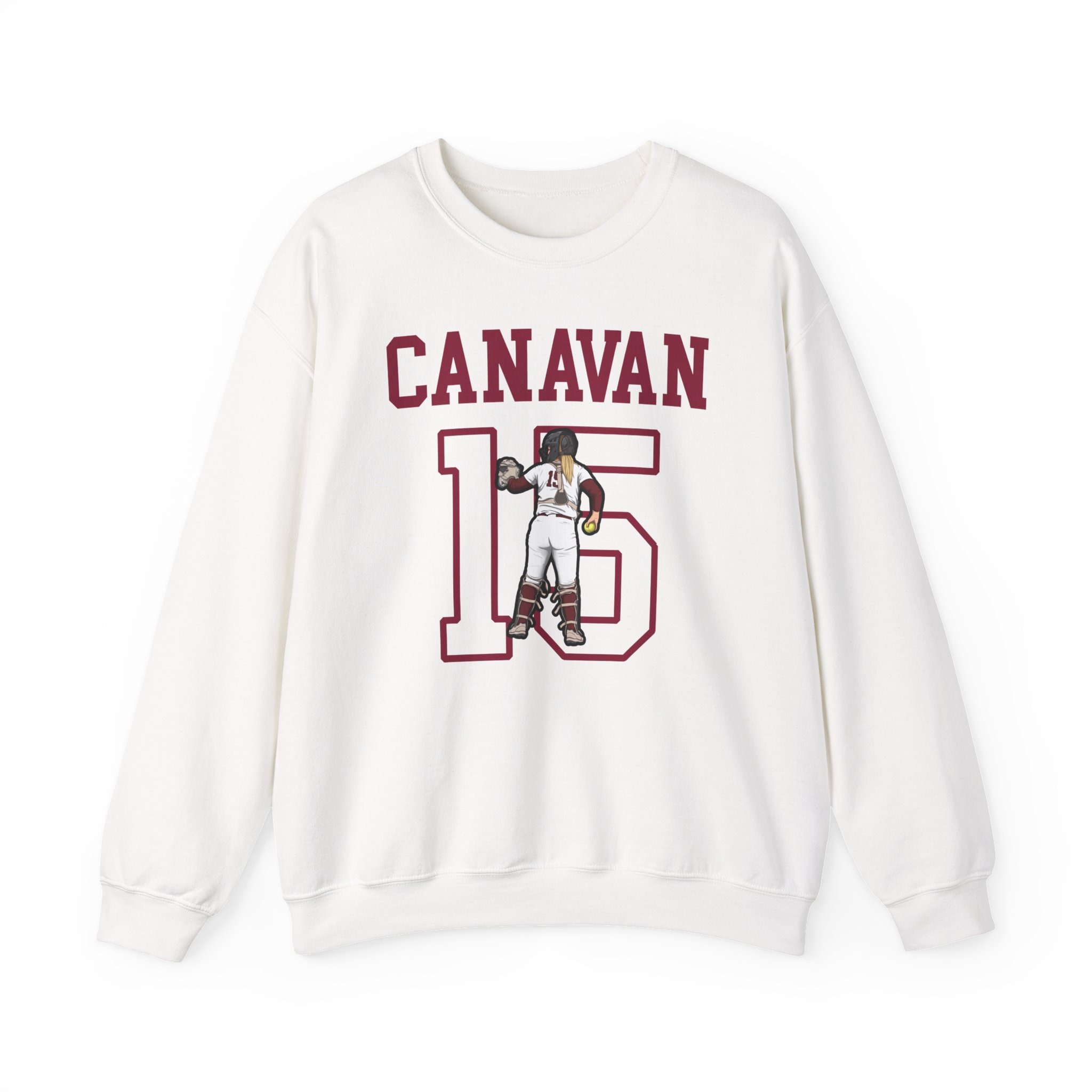 Crewneck Sweatshirt — character_shirsey in White