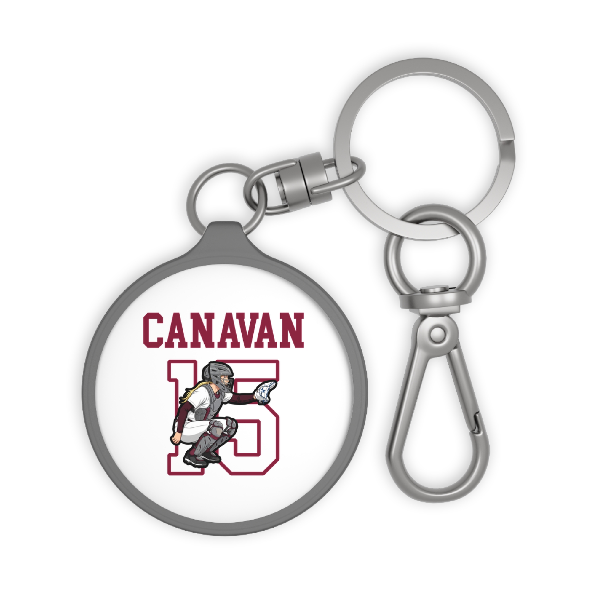 Keychain — character_shirsey in Grey
