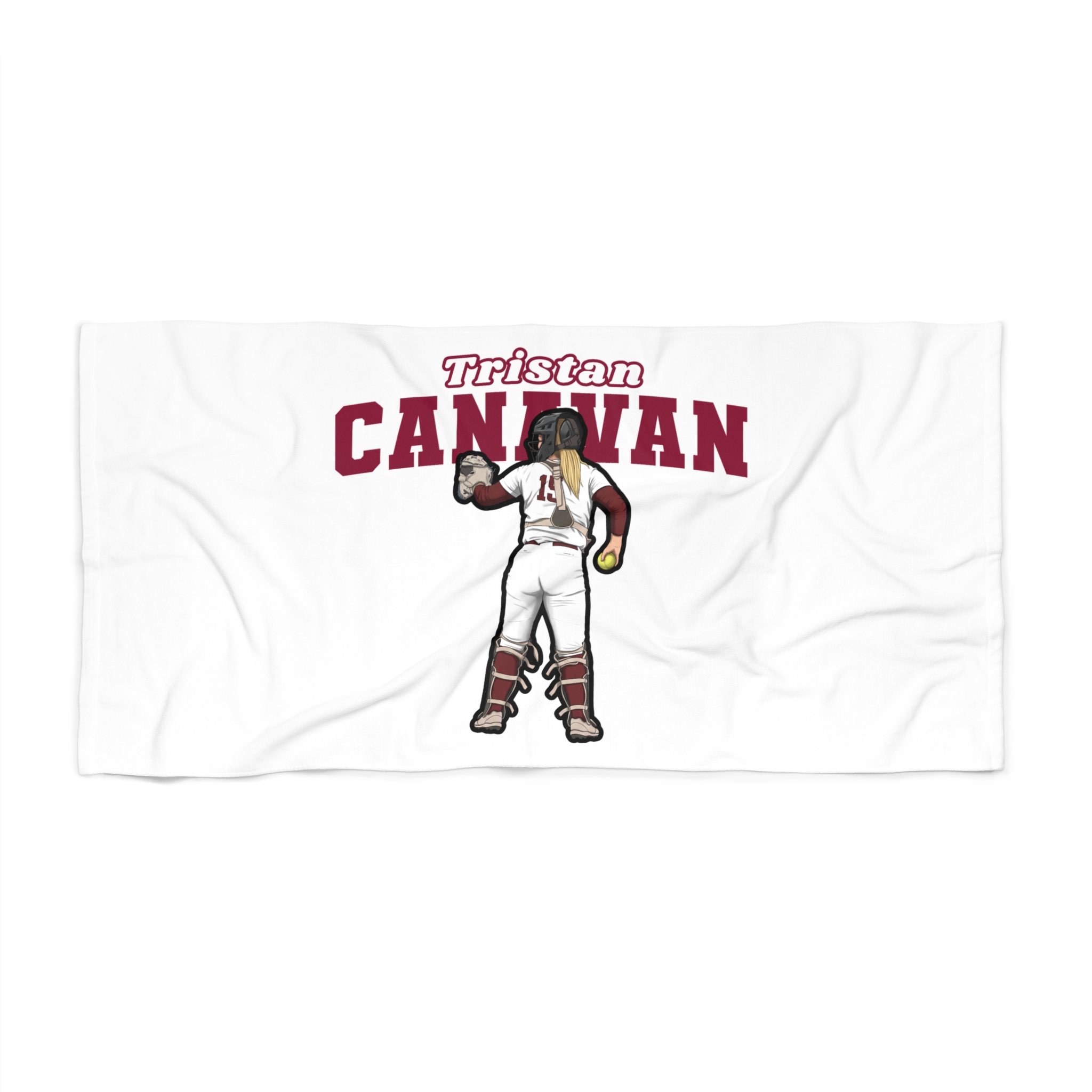 Beach Towel — character_name_arch in Classic