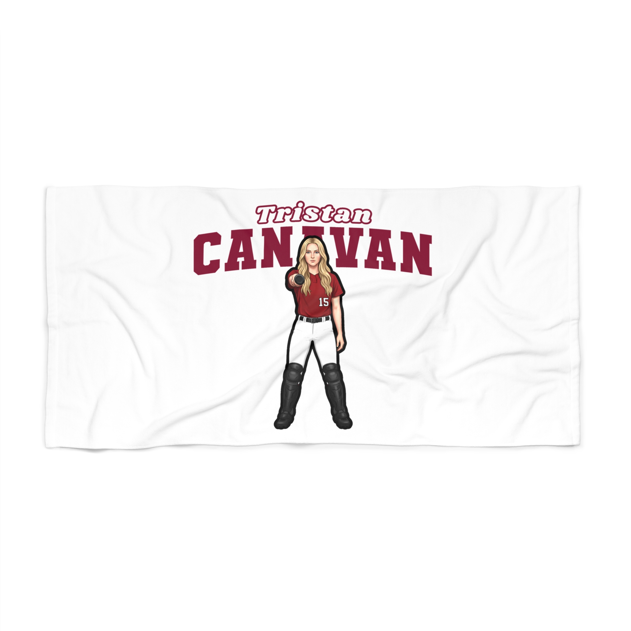 Beach Towel — character_name_arch in Classic