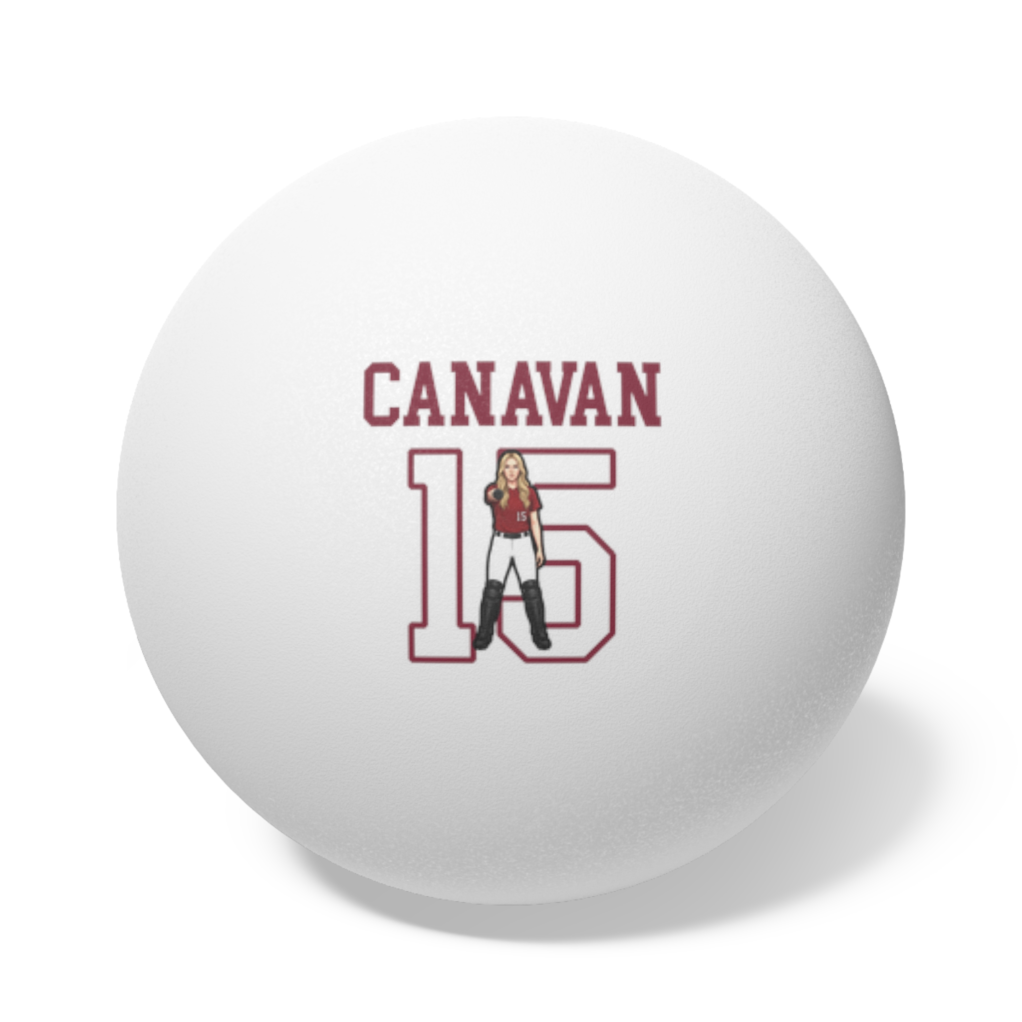 Ping Pong Balls, 6 pcs — character_shirsey in White
