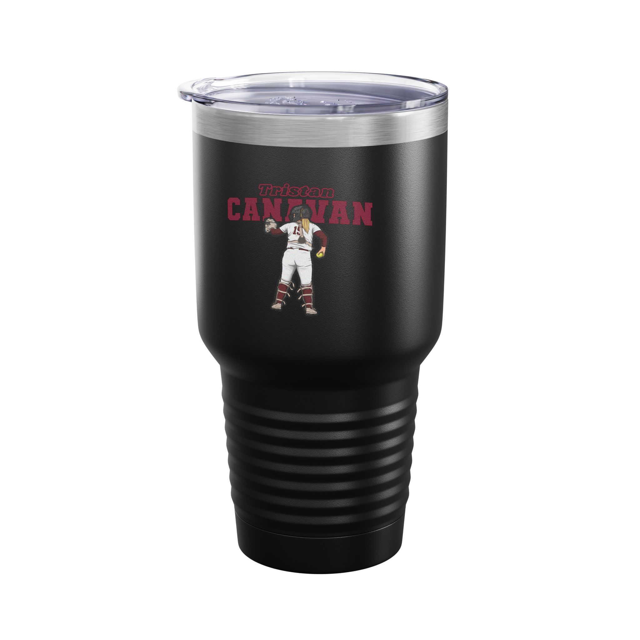30oz Tumbler — character_name_arch in Black