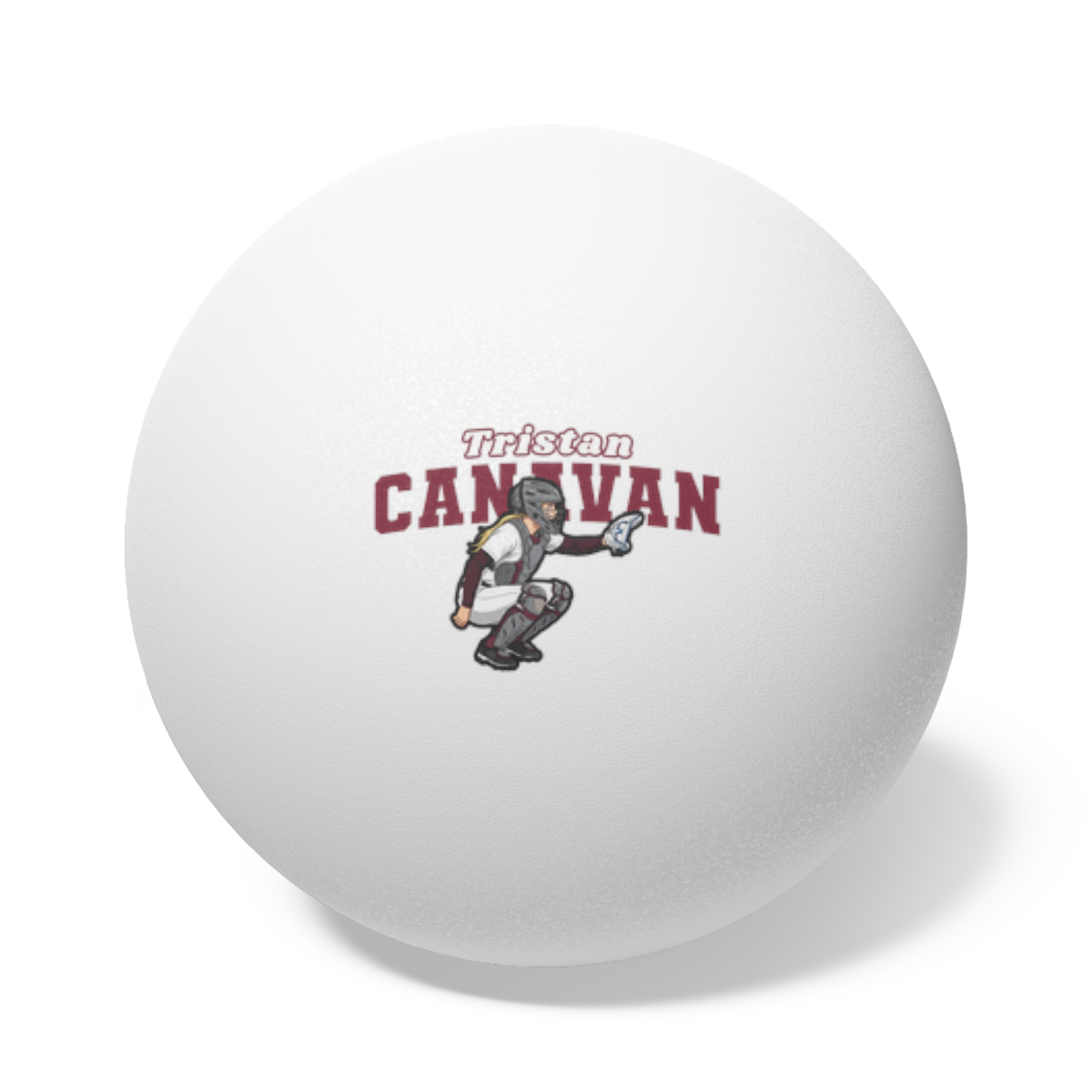 Ping Pong Balls, 6 pcs — character_name_arch in White