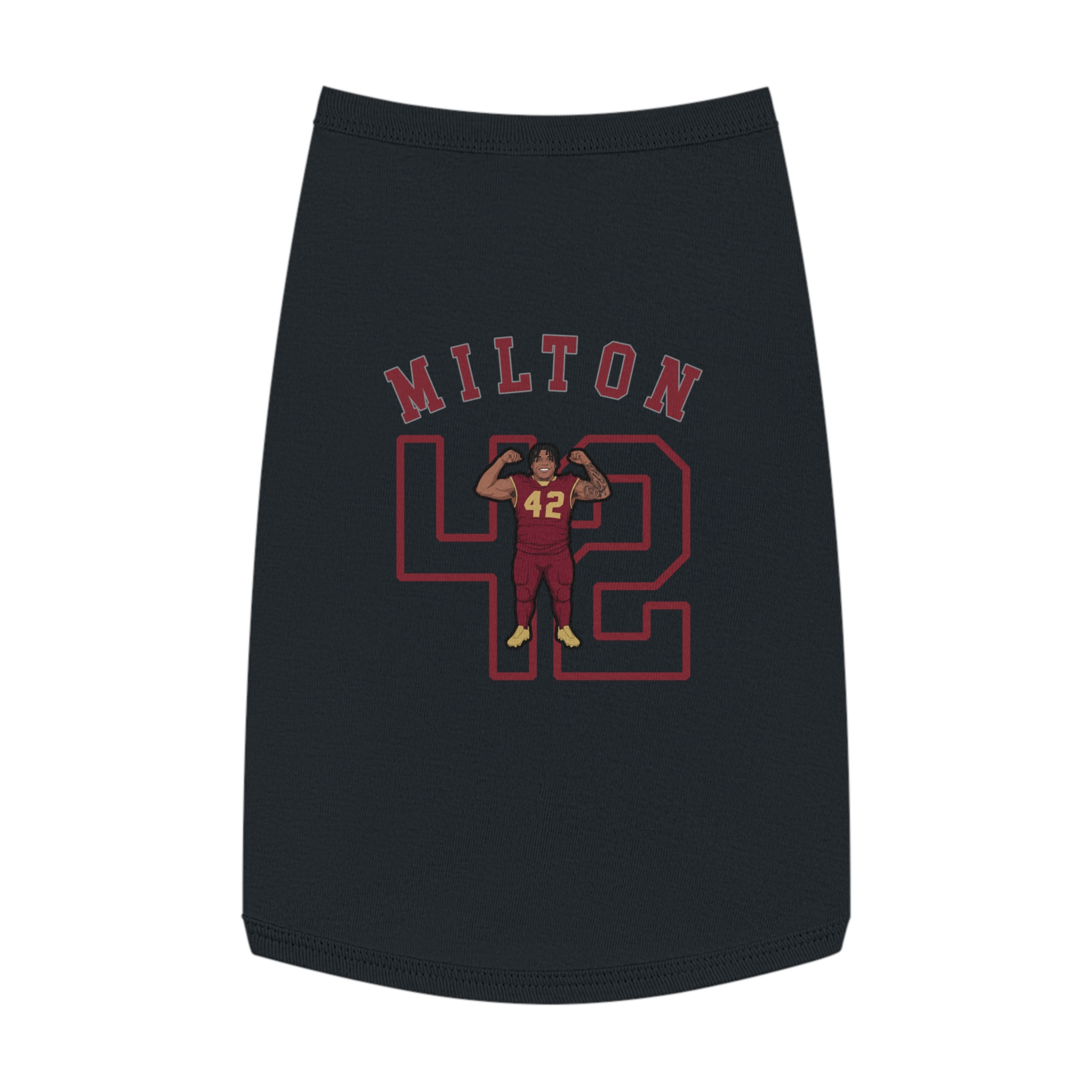 Pet Tank Top — character_shirsey_arch in White