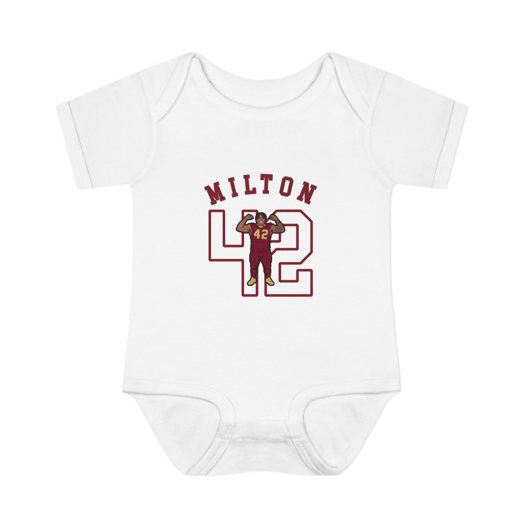 Baby Onesie — character_shirsey_arch in White
