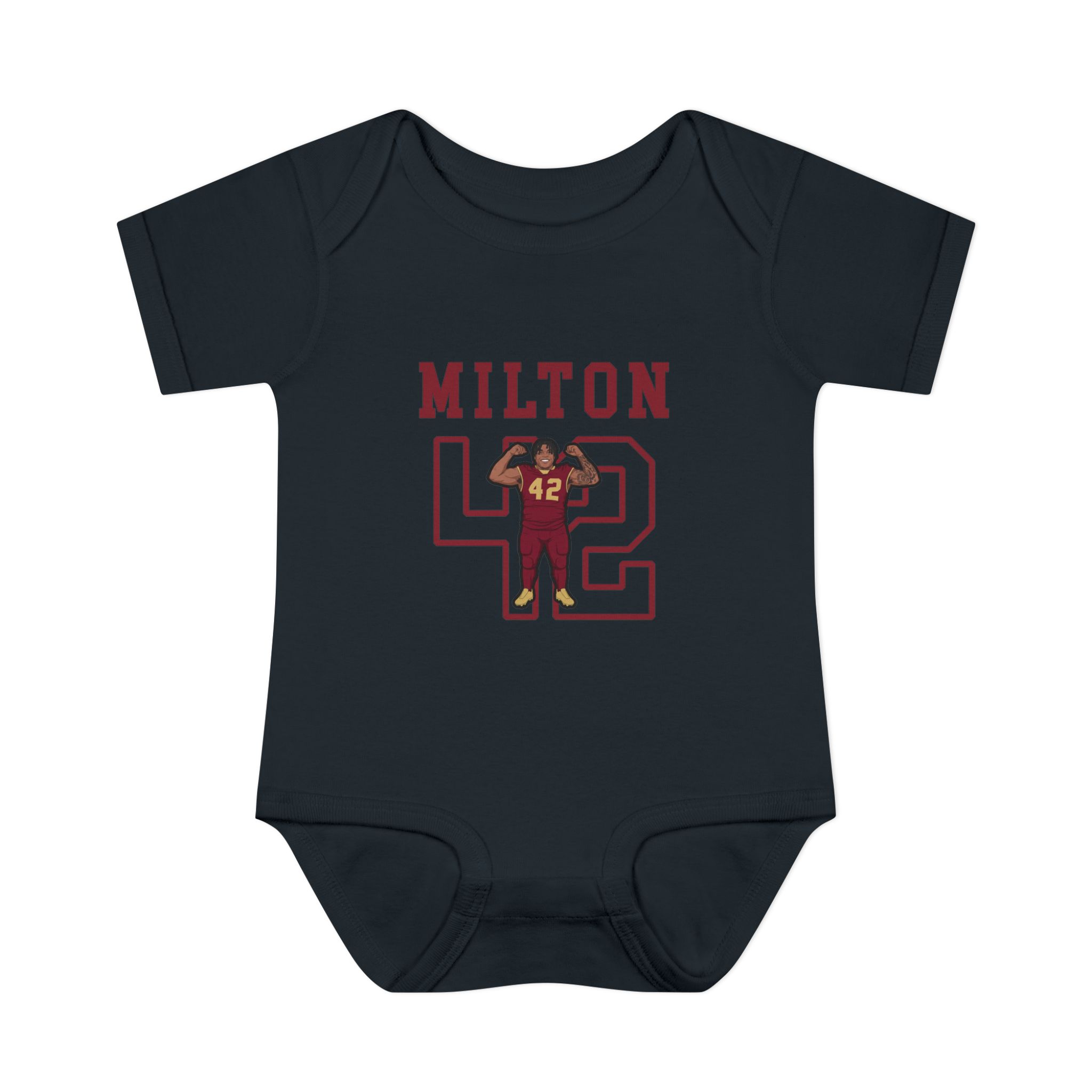 Baby Onesie — character_shirsey in Black