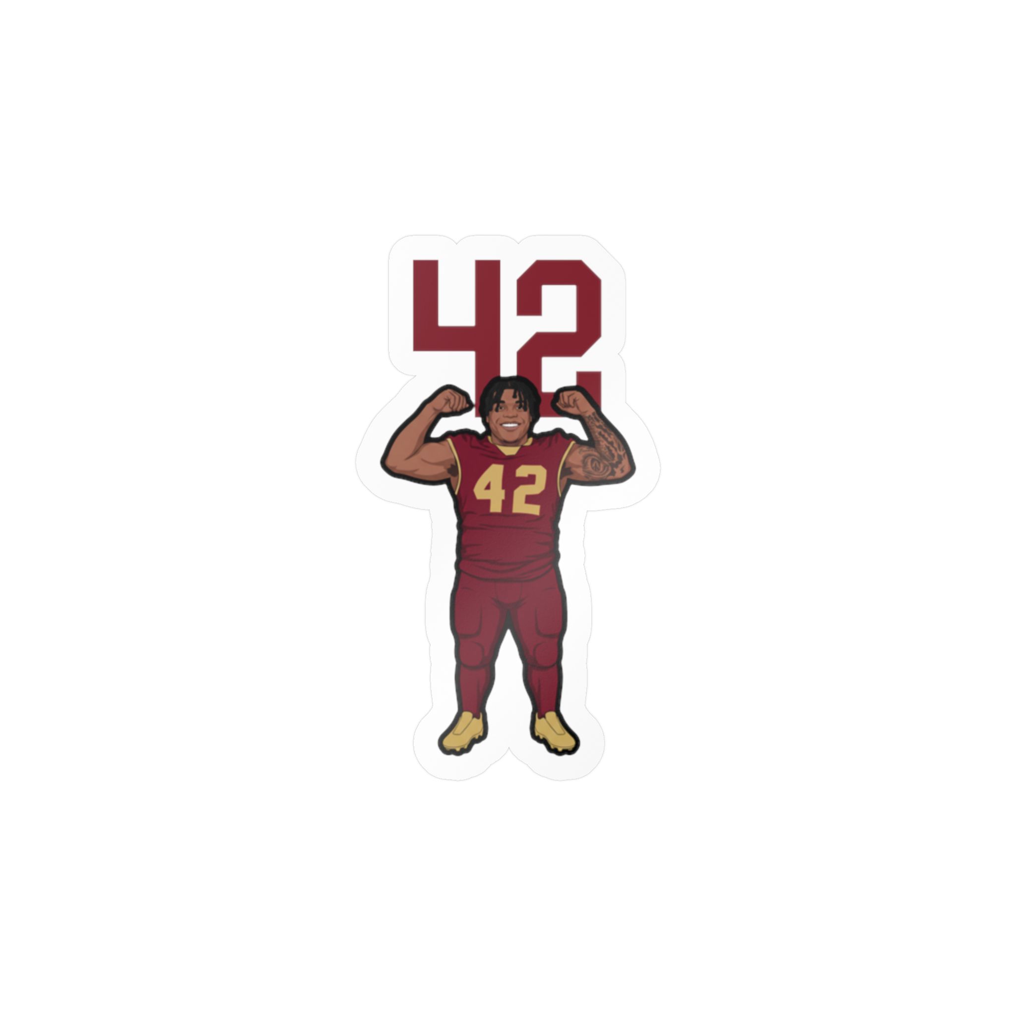 Vinyl Sticker — character_number_top in Classic