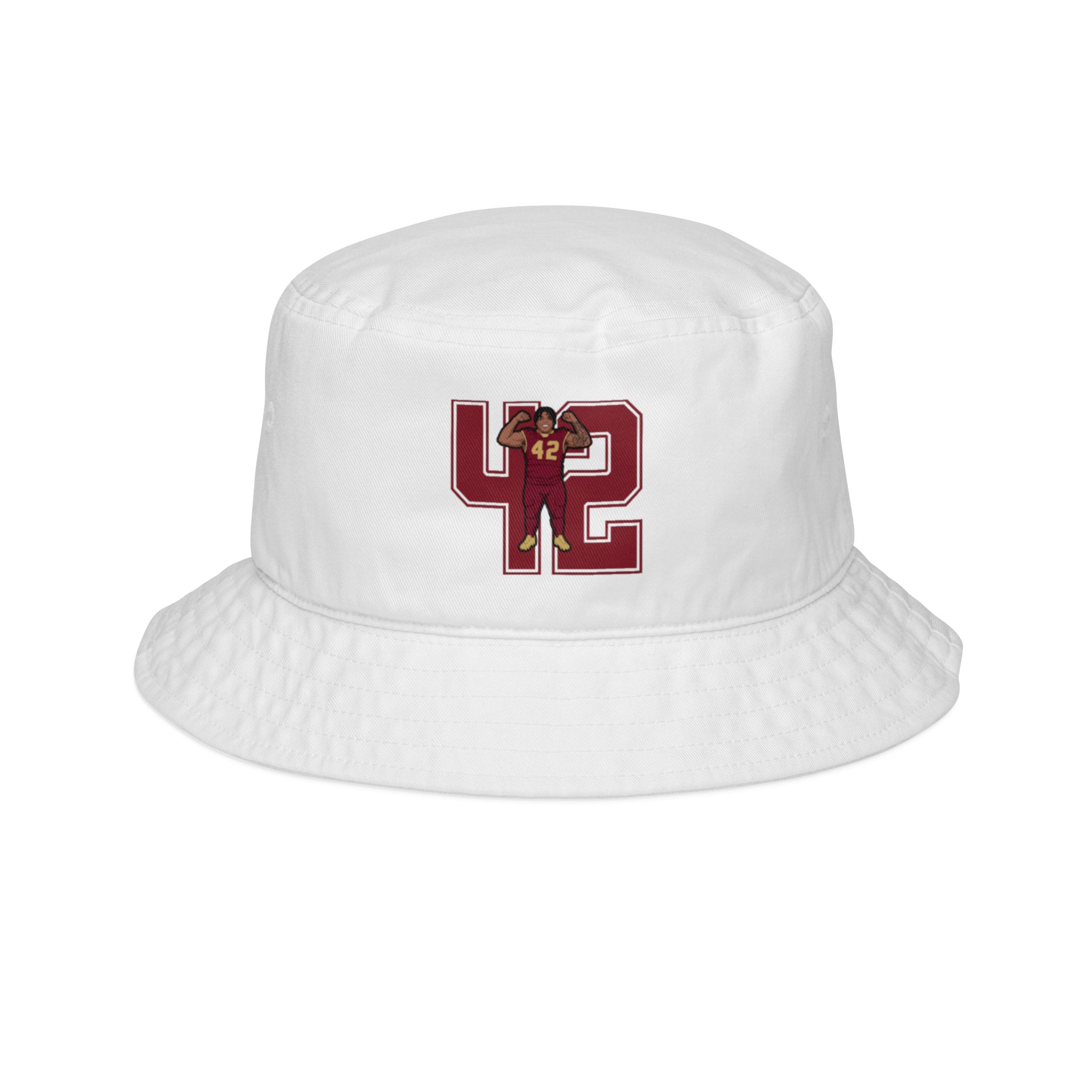 Bucket Hat — character_number in White