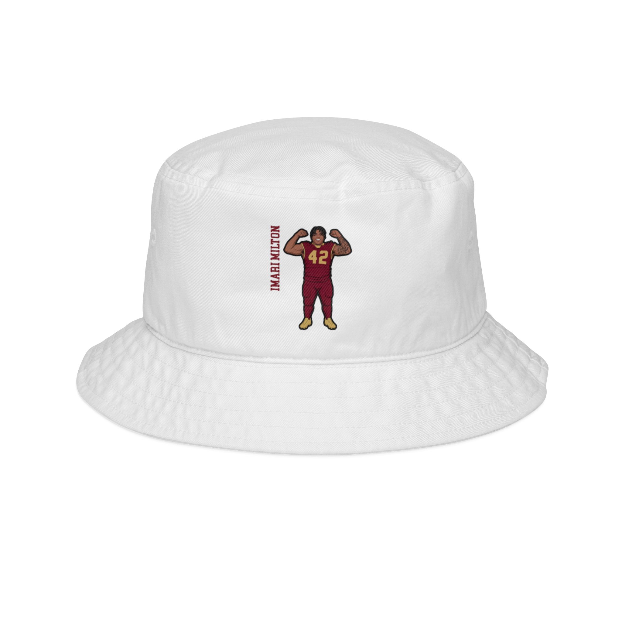 Bucket Hat — character_name_vertical in White