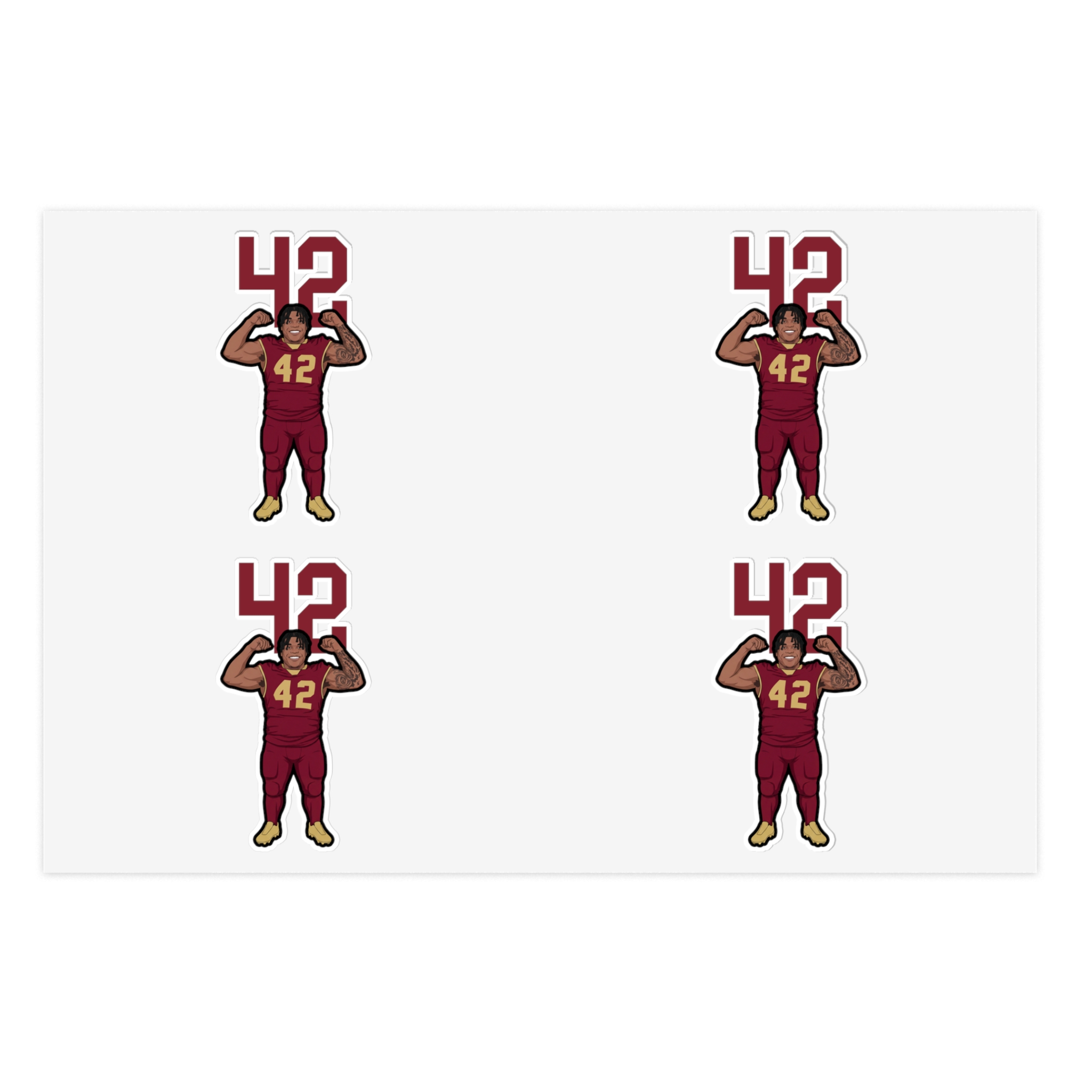 Sticker Sheet — character_number_top in Classic