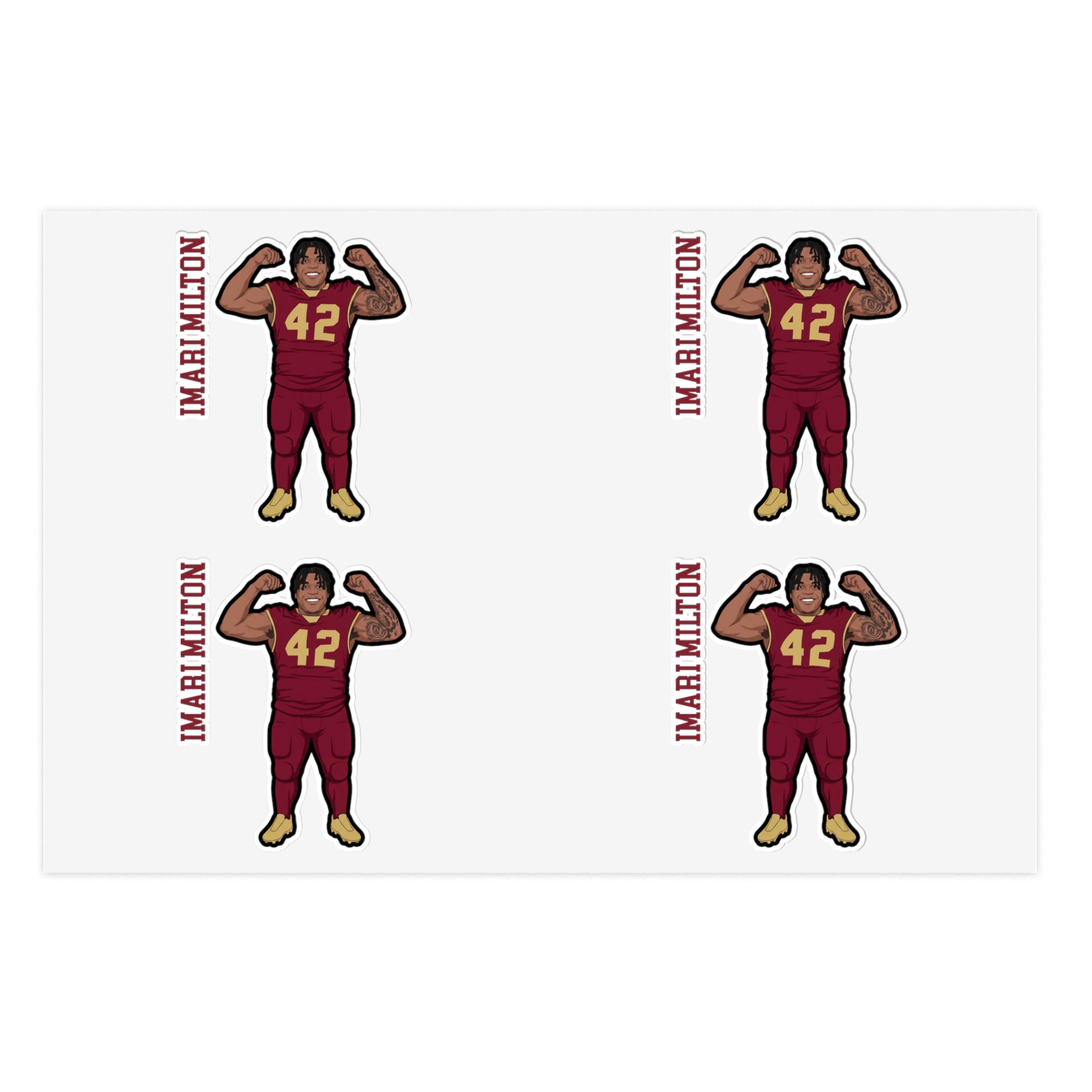 Sticker Sheet — character_name_vertical in Classic