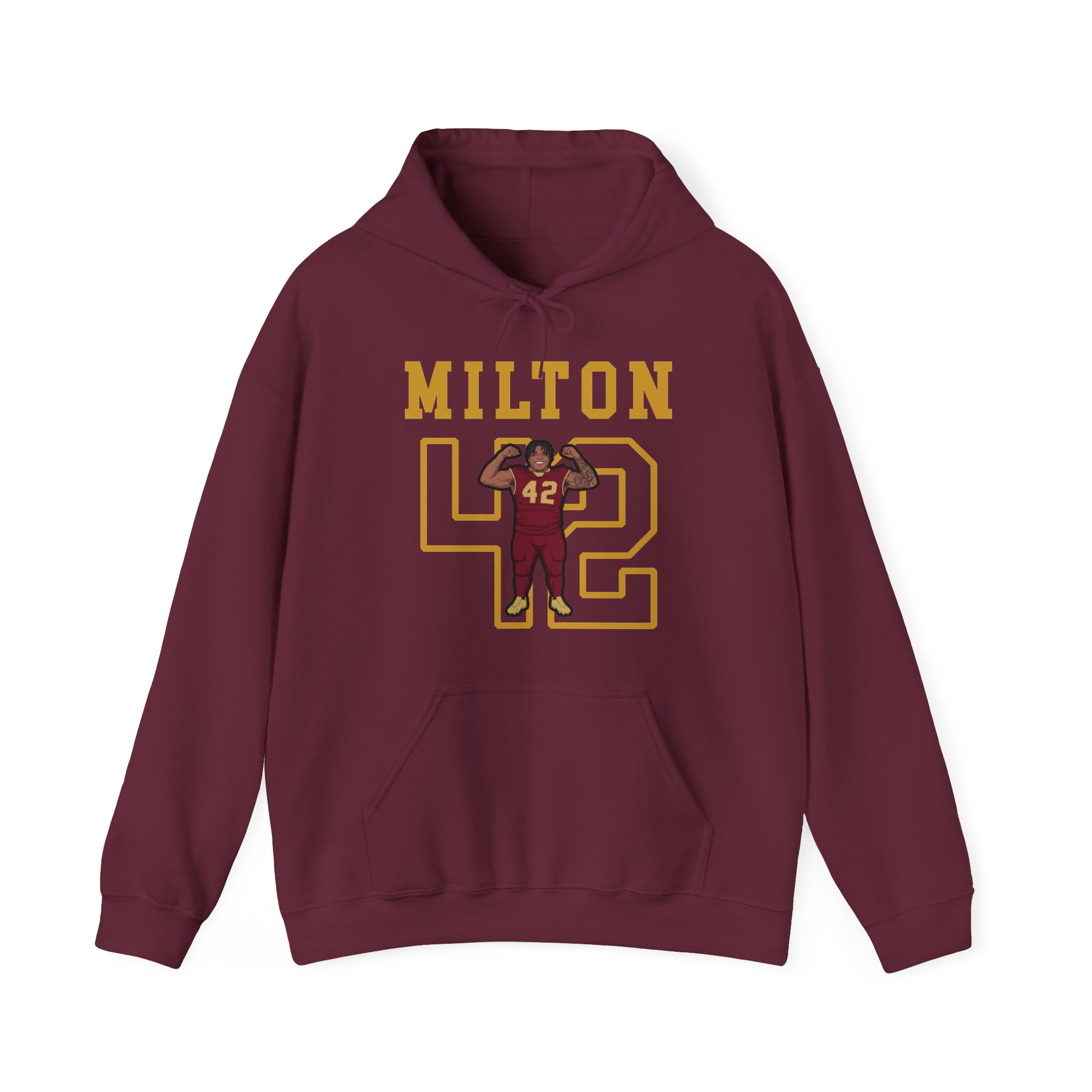 Hoodie — character_shirsey in Maroon