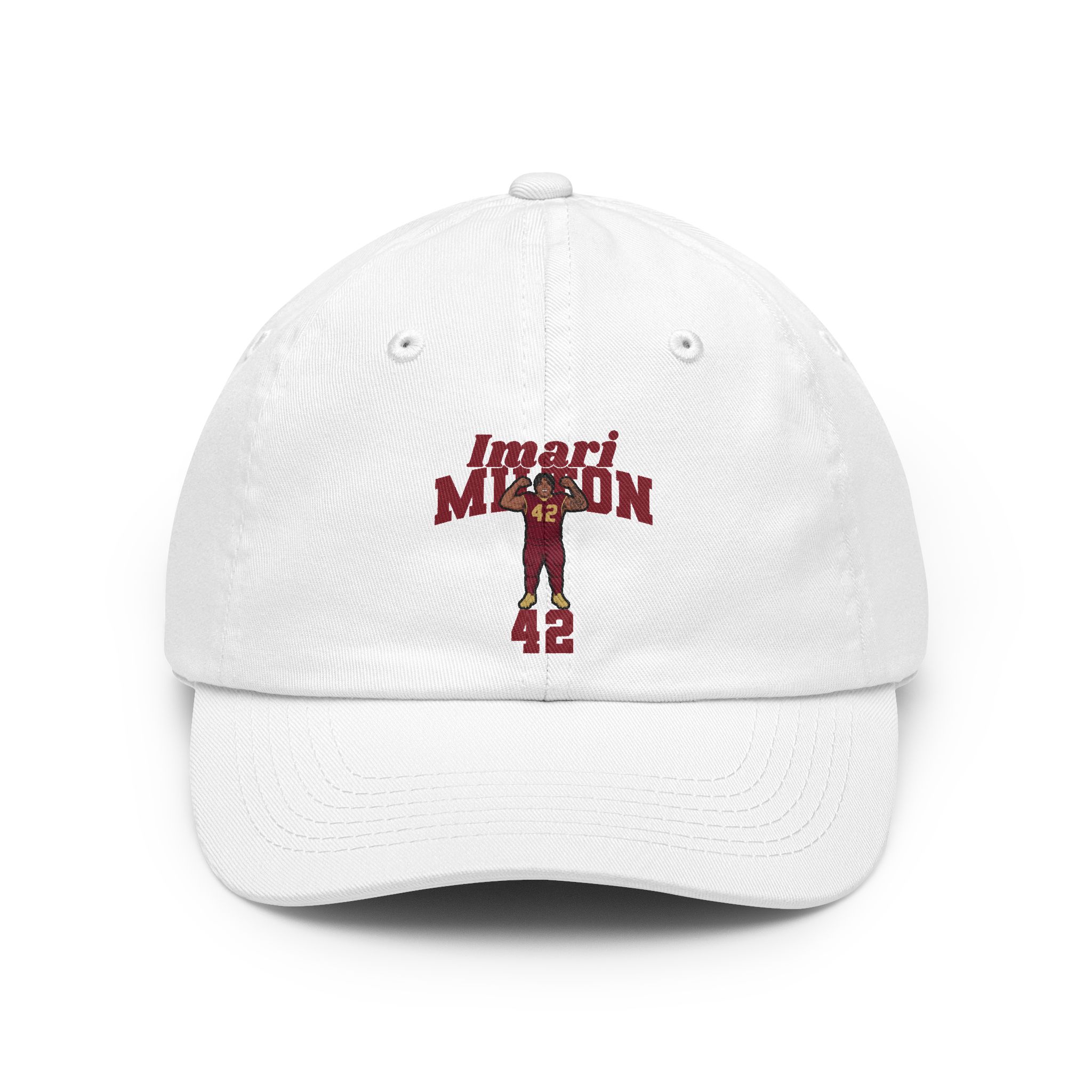 Classic Cap — character_signature_arch in White