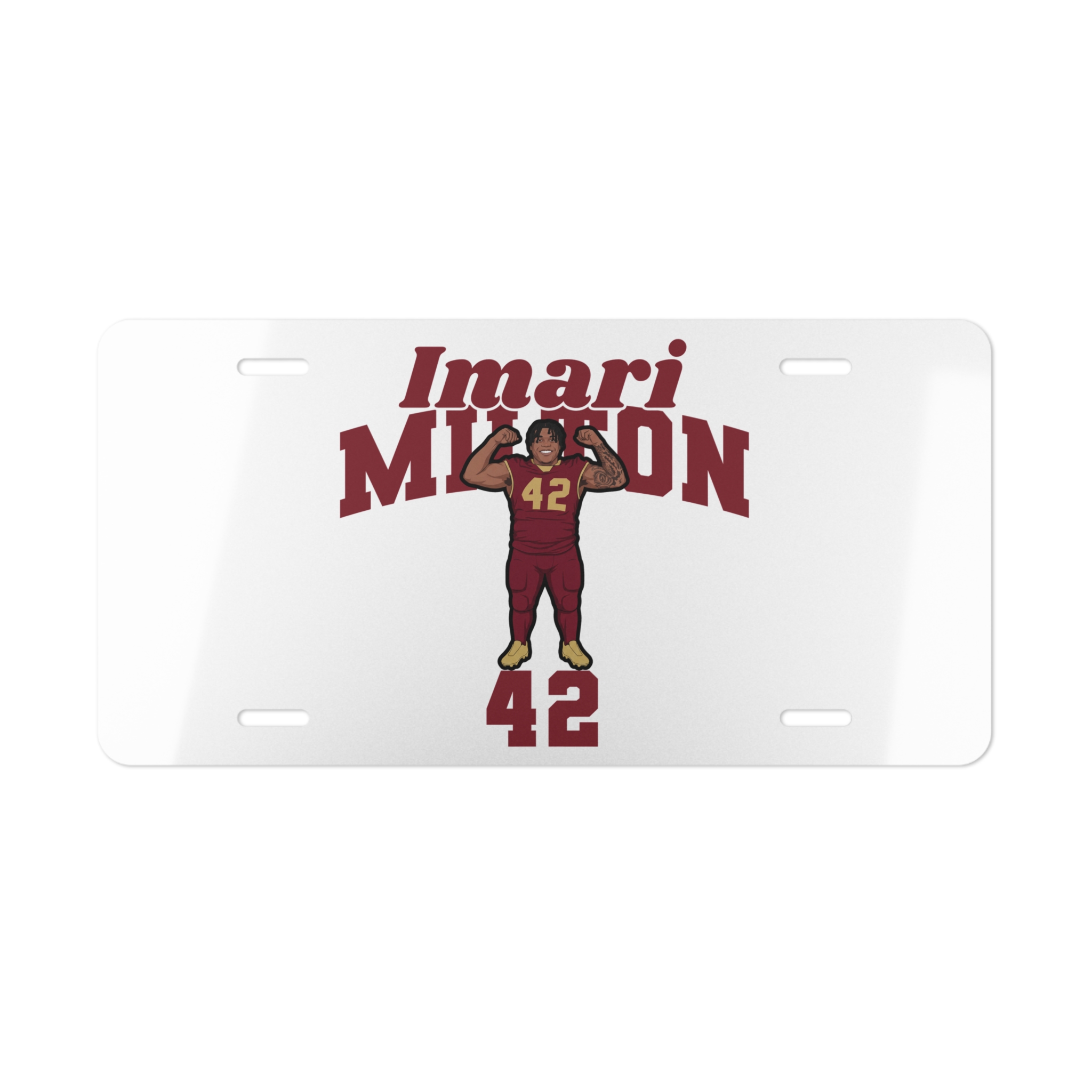 License Plate — character_signature_arch in Classic