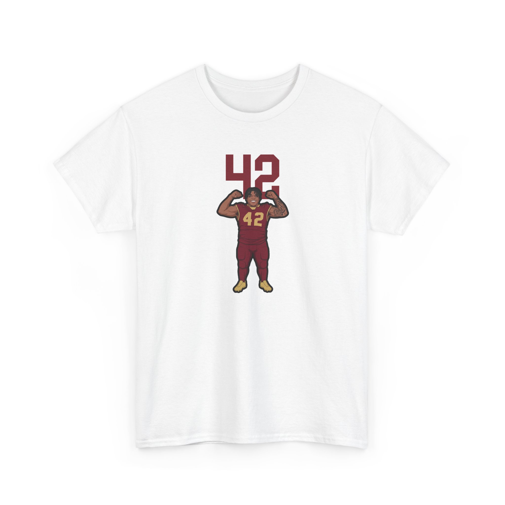 Tee — character_number_top in White