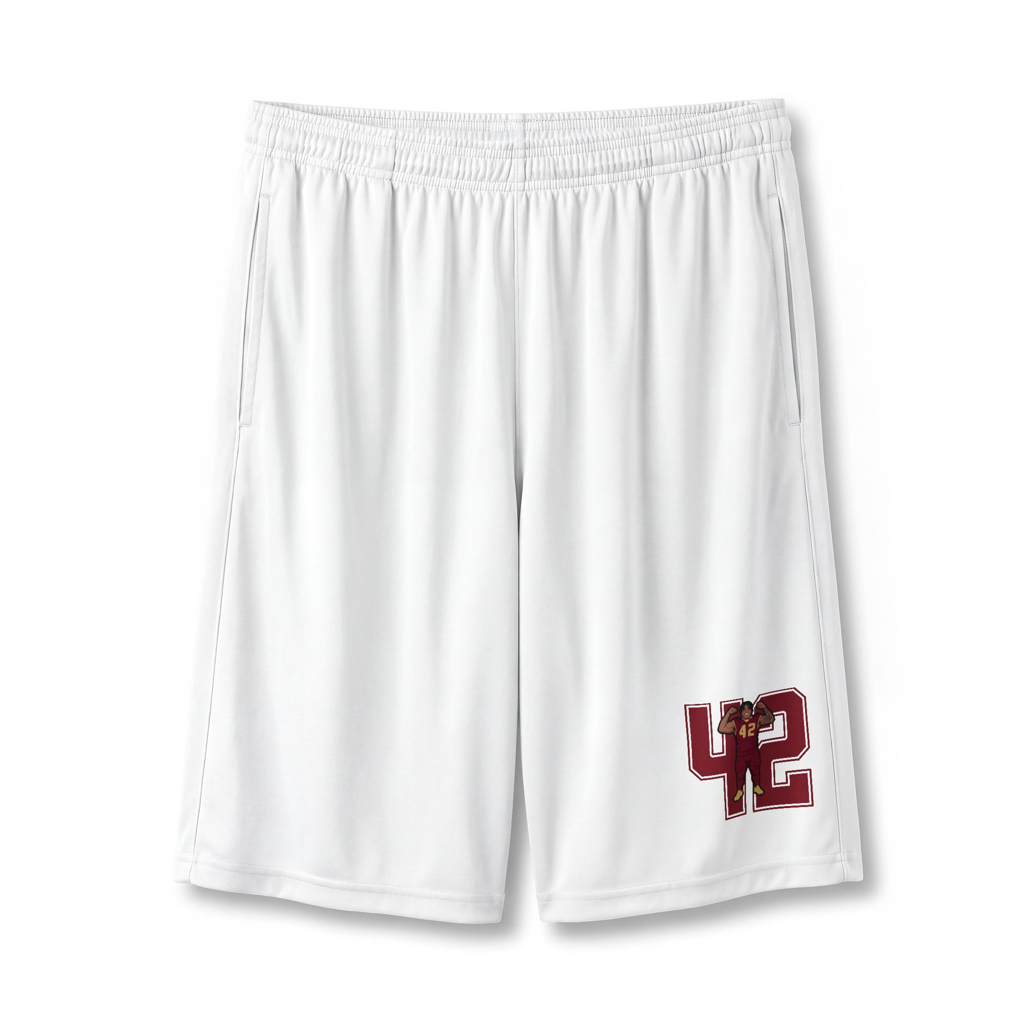 Shorts — character_number in White