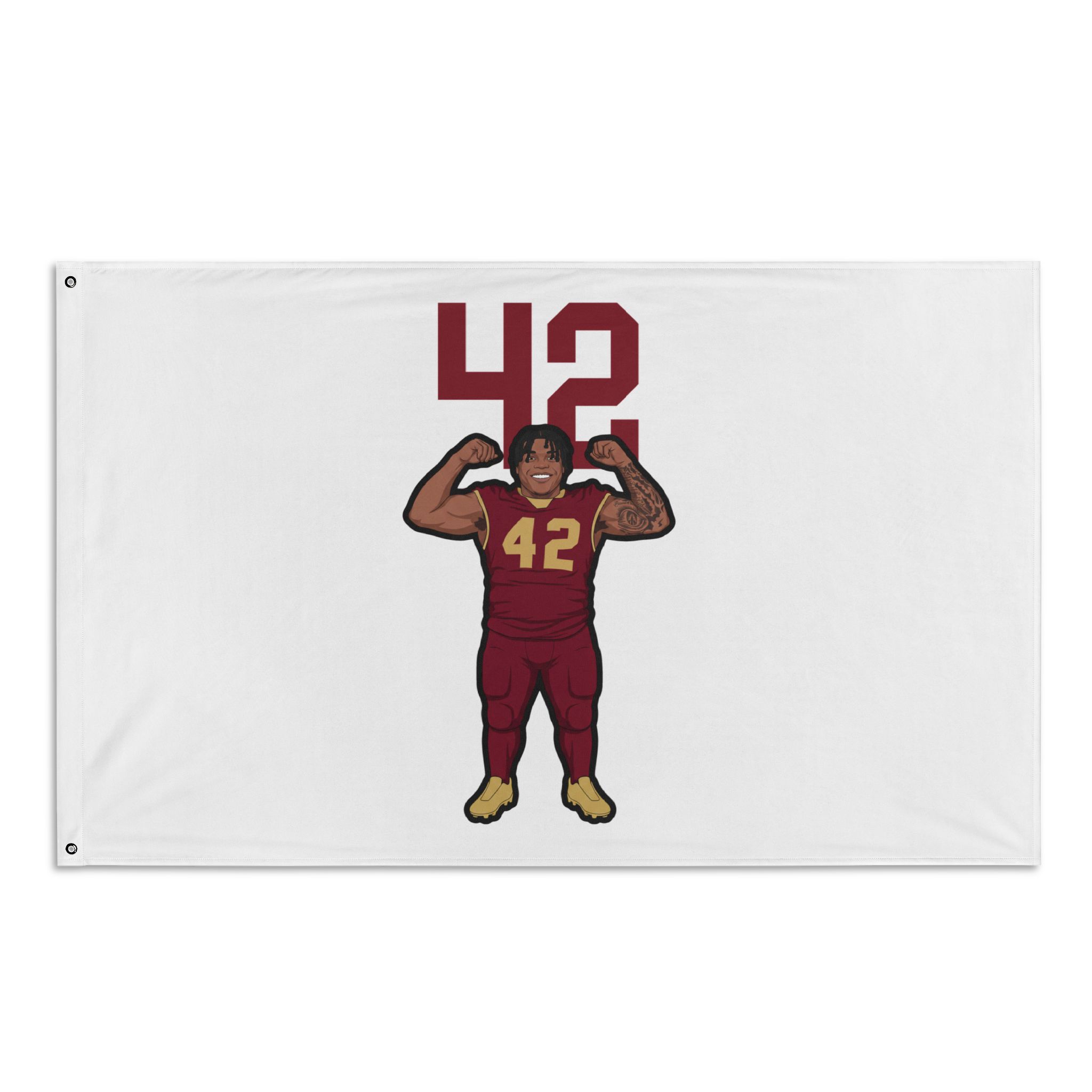 Flag (35 × 56 in) — character_number_top in Classic