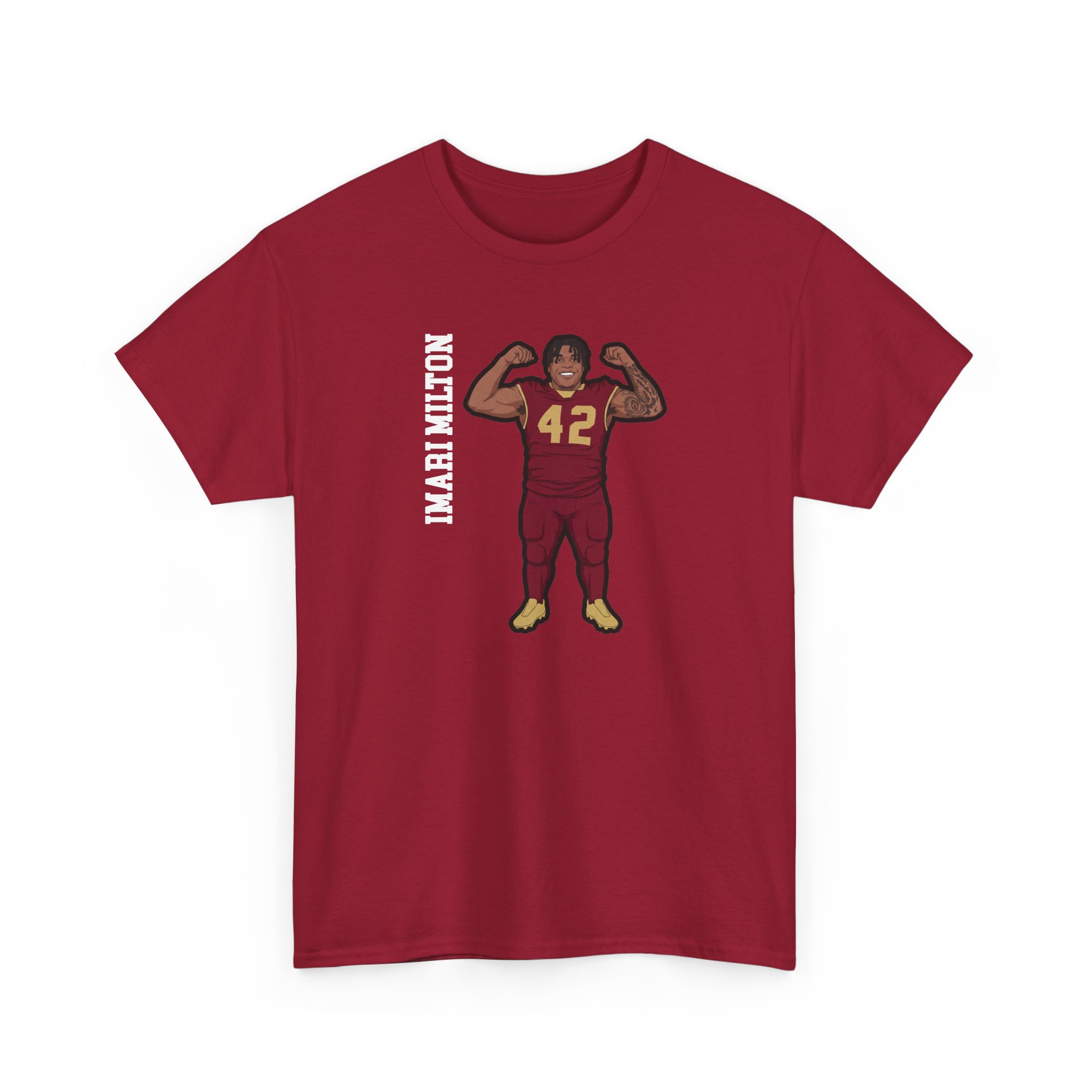 Tee — character_name_vertical in Cardinal