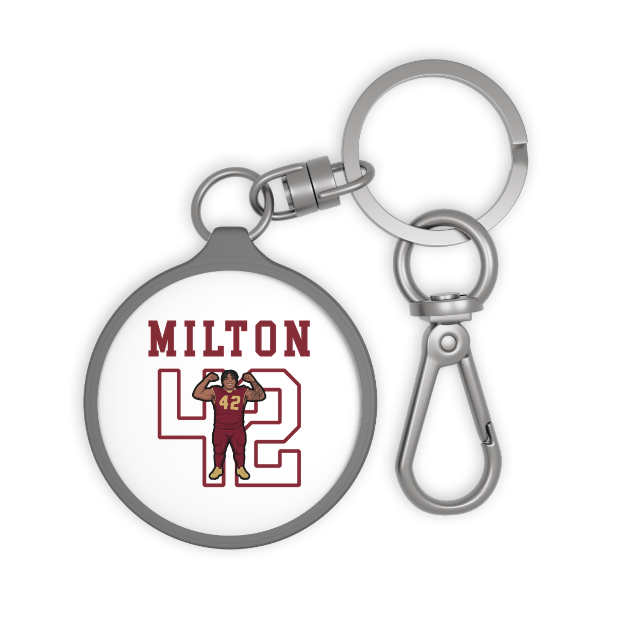 Keychain — character_shirsey in Grey