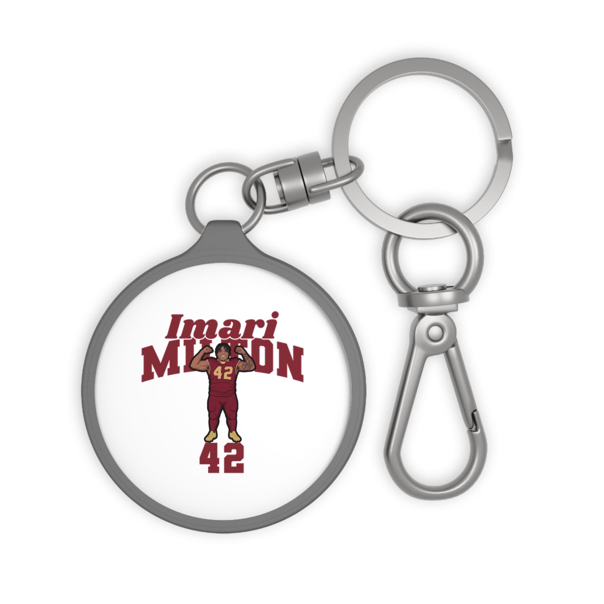 Keychain — character_signature_arch in Grey