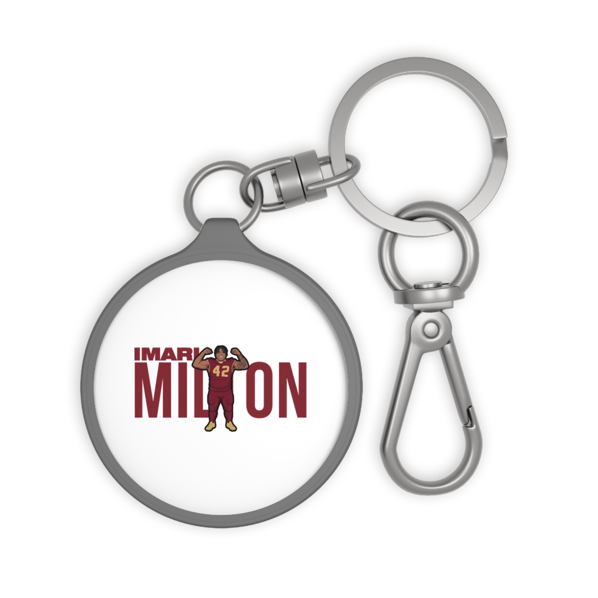 Keychain — character_player_name in Grey