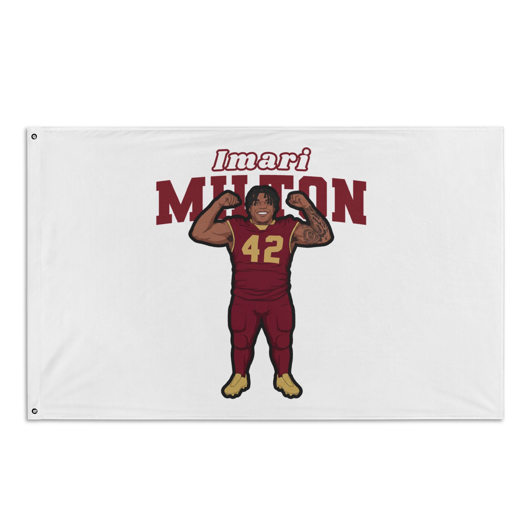 Flag (35 × 56 in) — character_name_arch in Classic