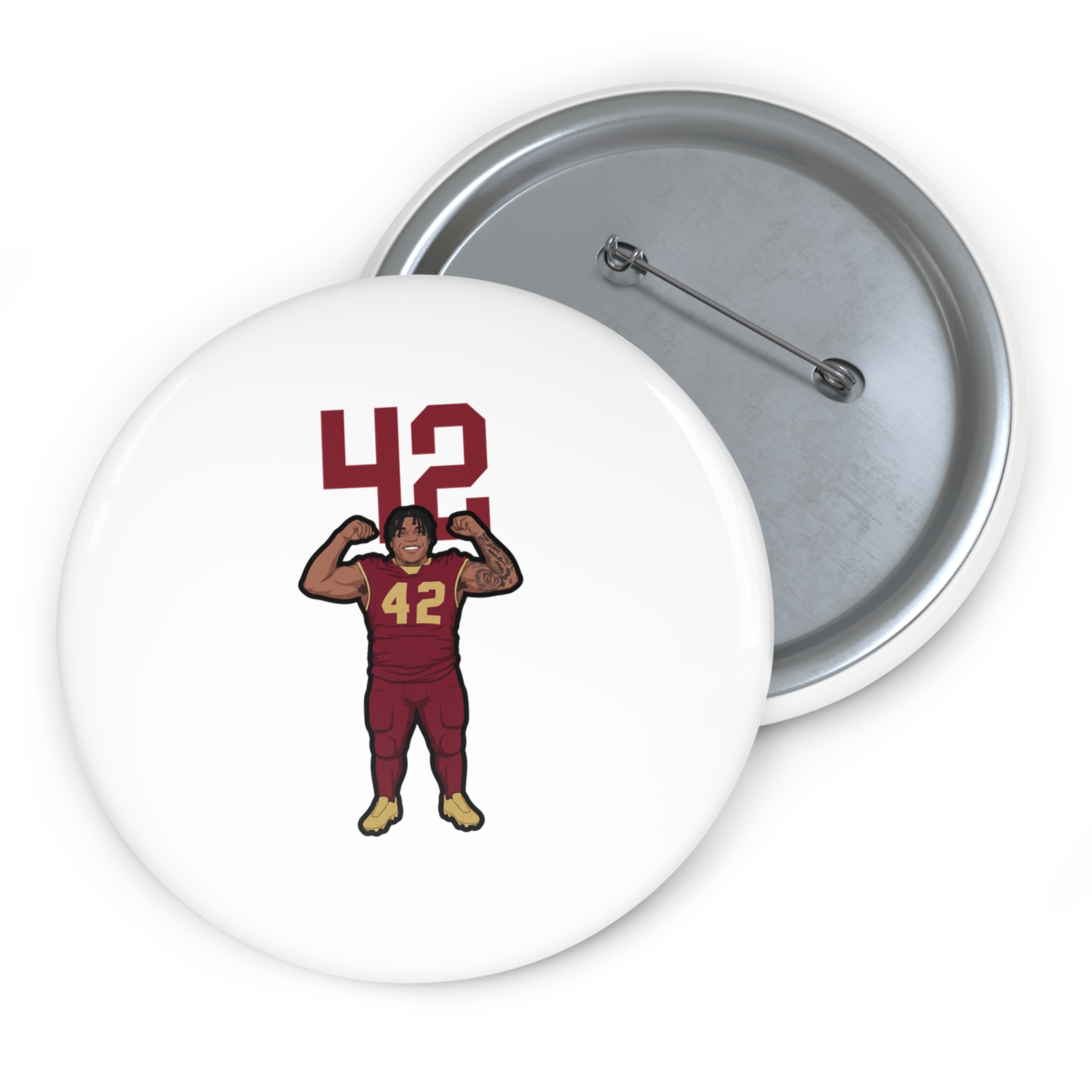 Game Day Pin — character_number_top in Classic