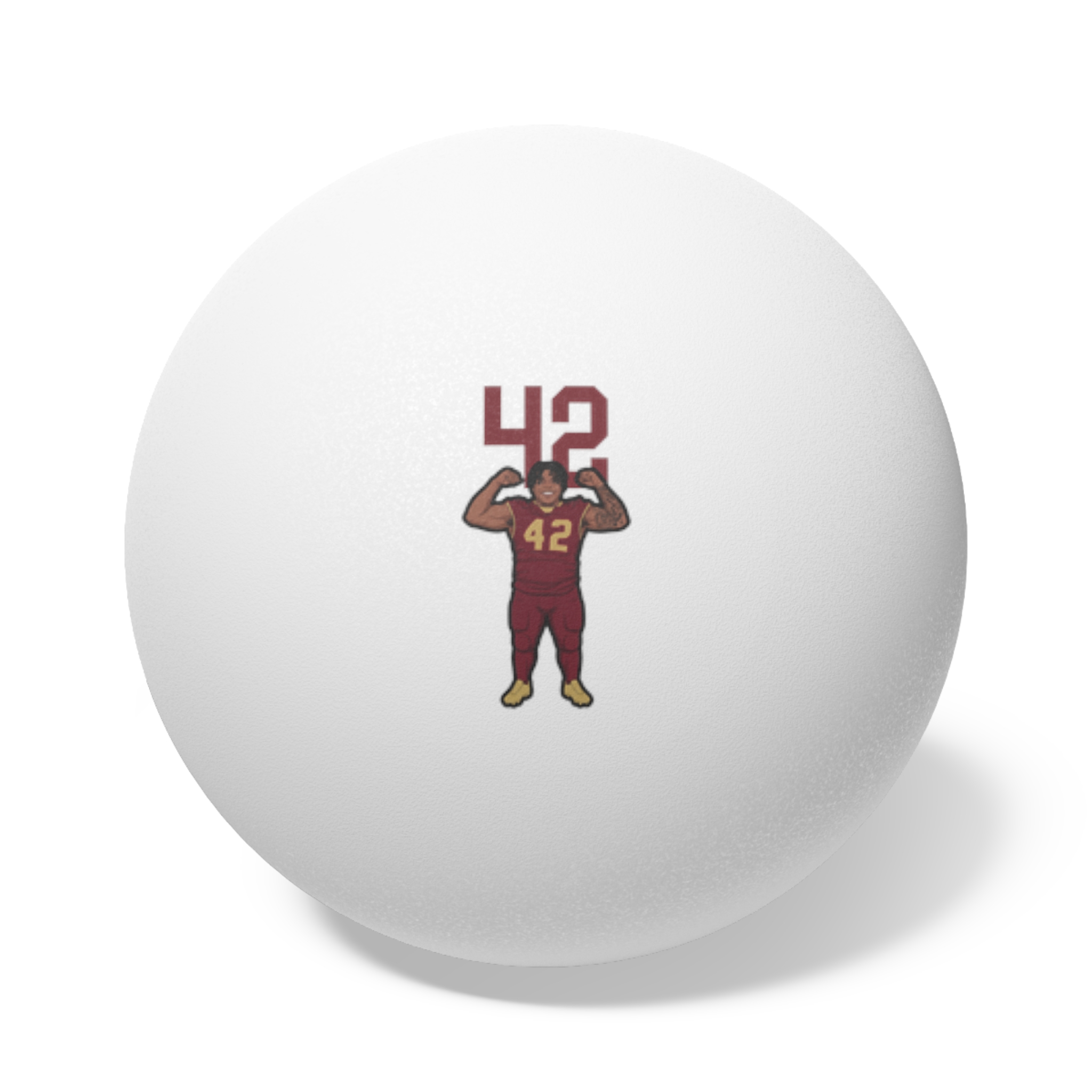 Ping Pong Balls, 6 pcs — character_number_top in White