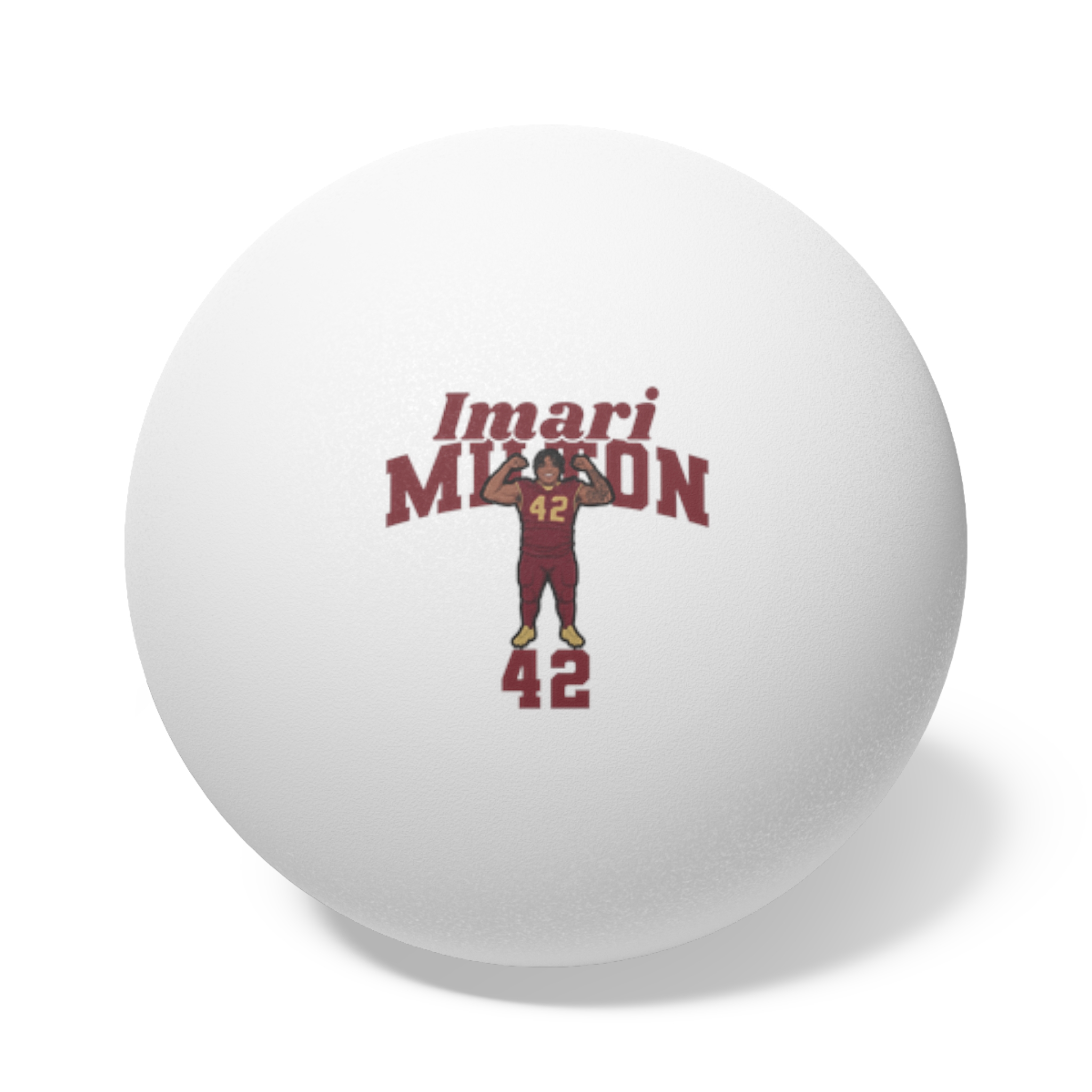 Ping Pong Balls, 6 pcs — character_signature_arch in White