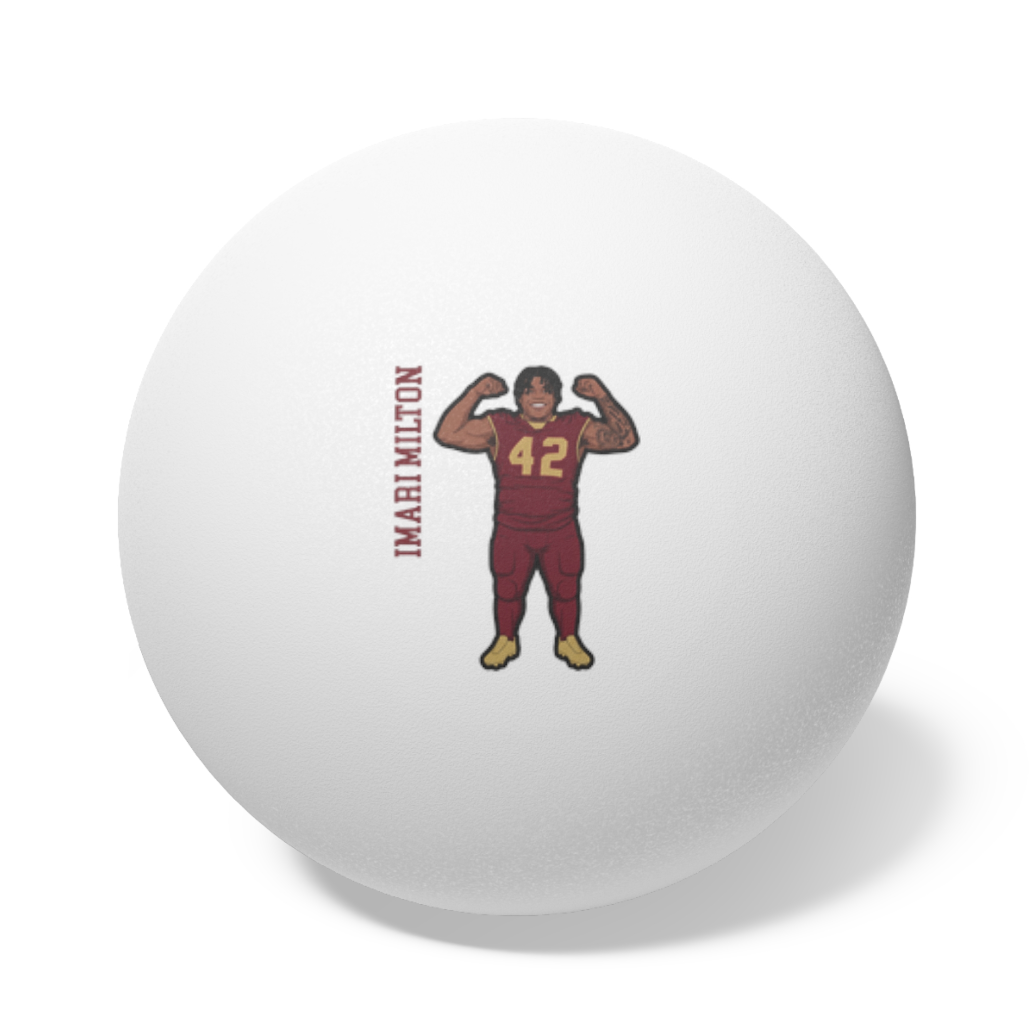 Ping Pong Balls, 6 pcs — character_name_vertical in White