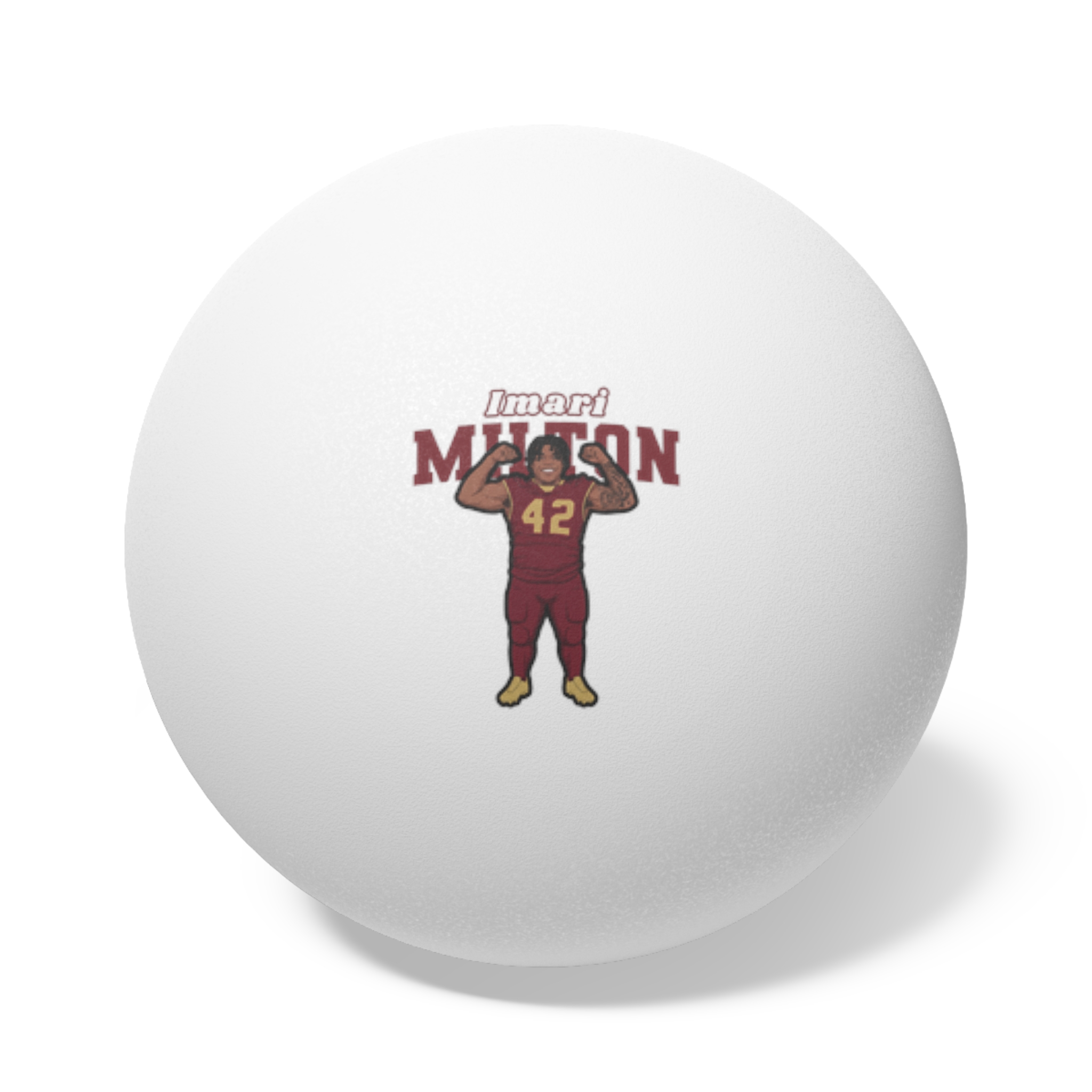 Ping Pong Balls, 6 pcs — character_name_arch in White