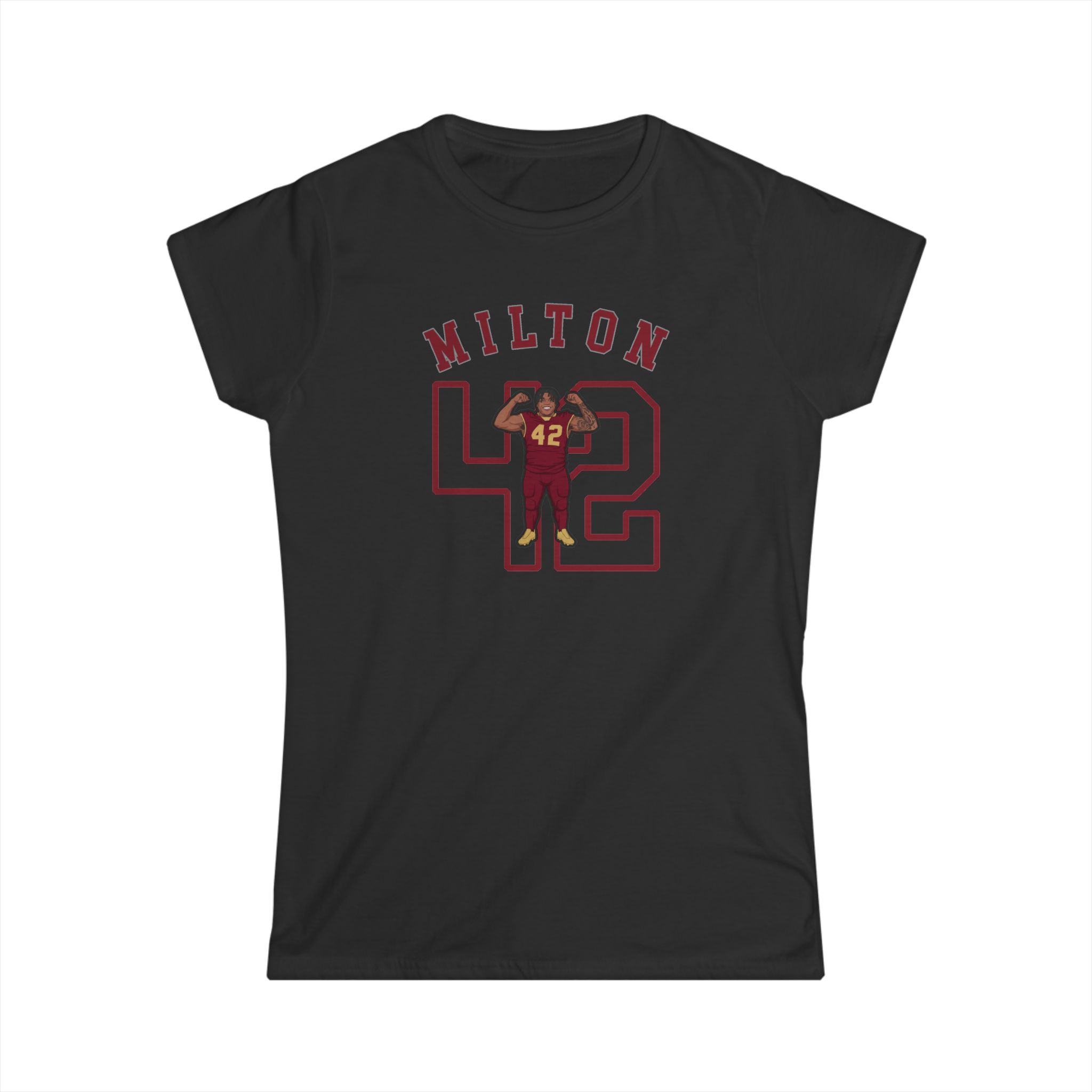 Women's Softstyle Tee — character_shirsey_arch in Black