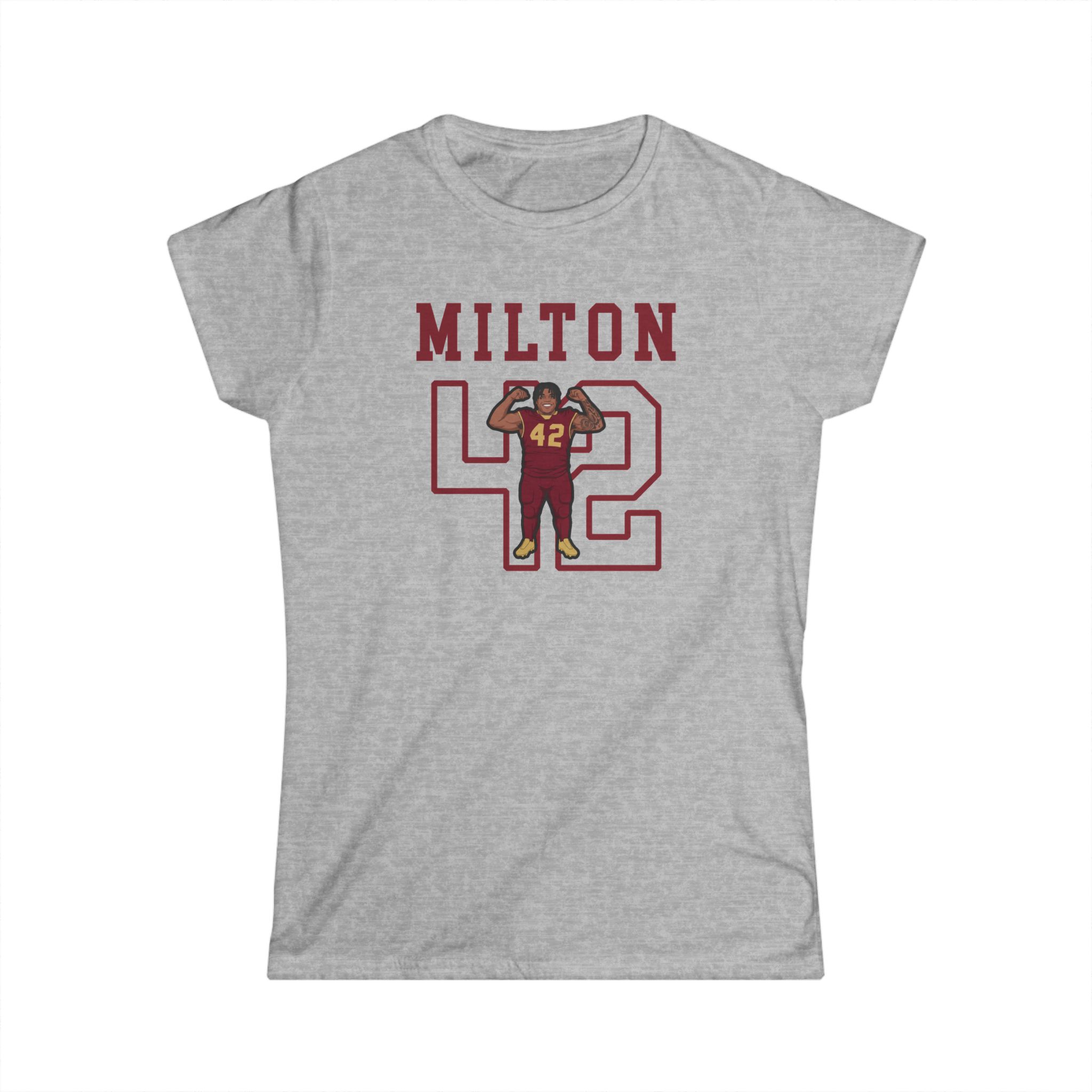 Women's Softstyle Tee — character_shirsey in Grey