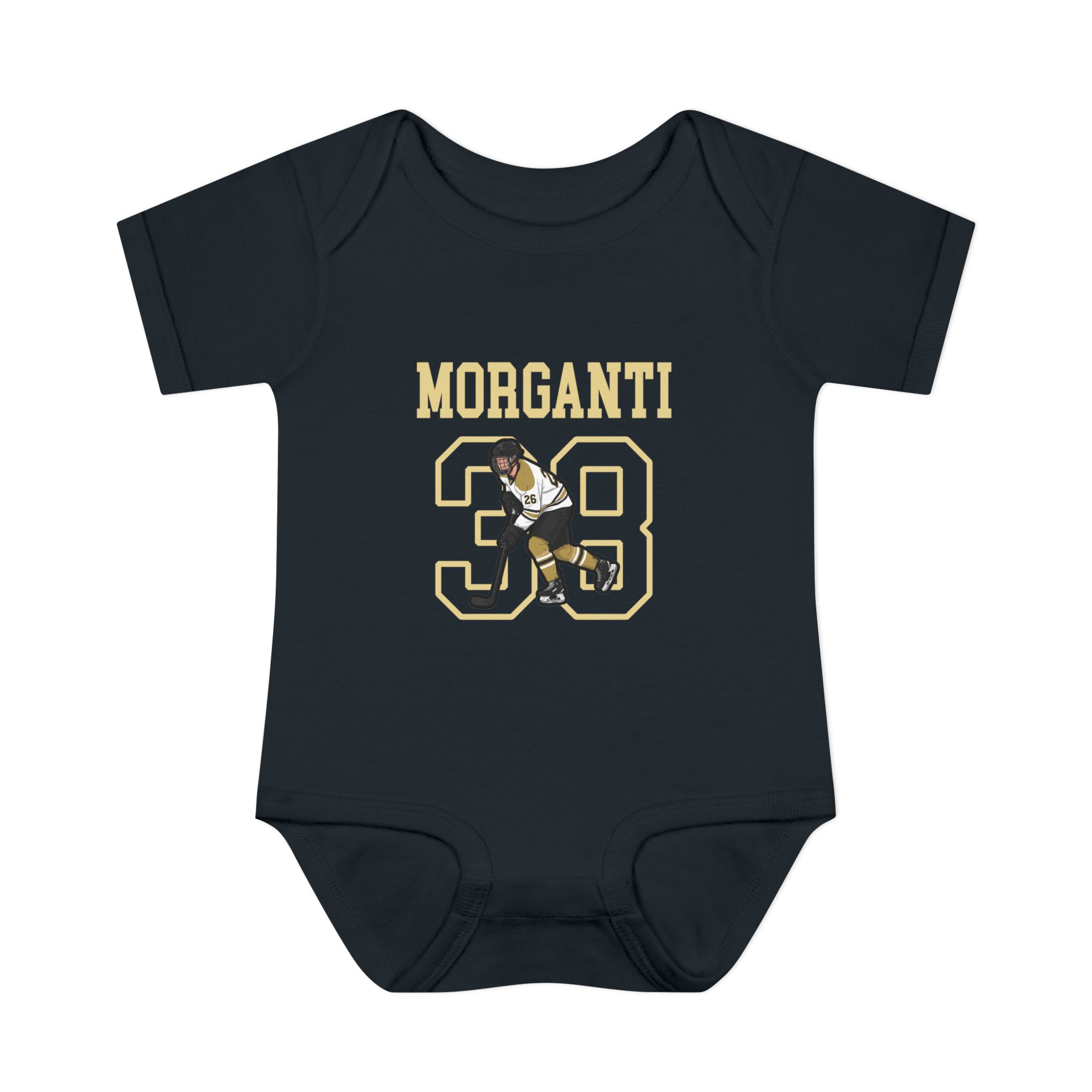 Baby Onesie — character_shirsey in Black
