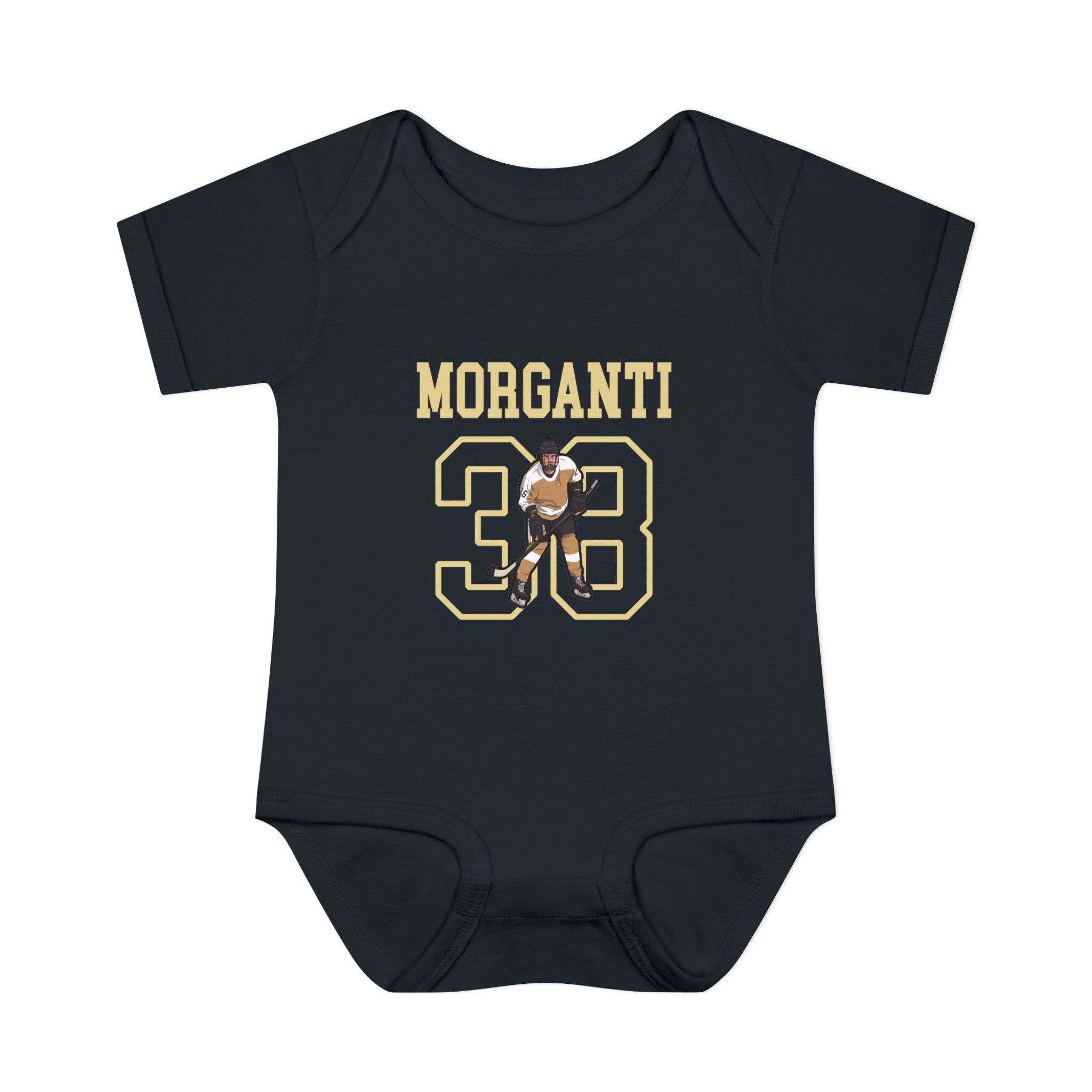 Baby Onesie — character_shirsey in Black