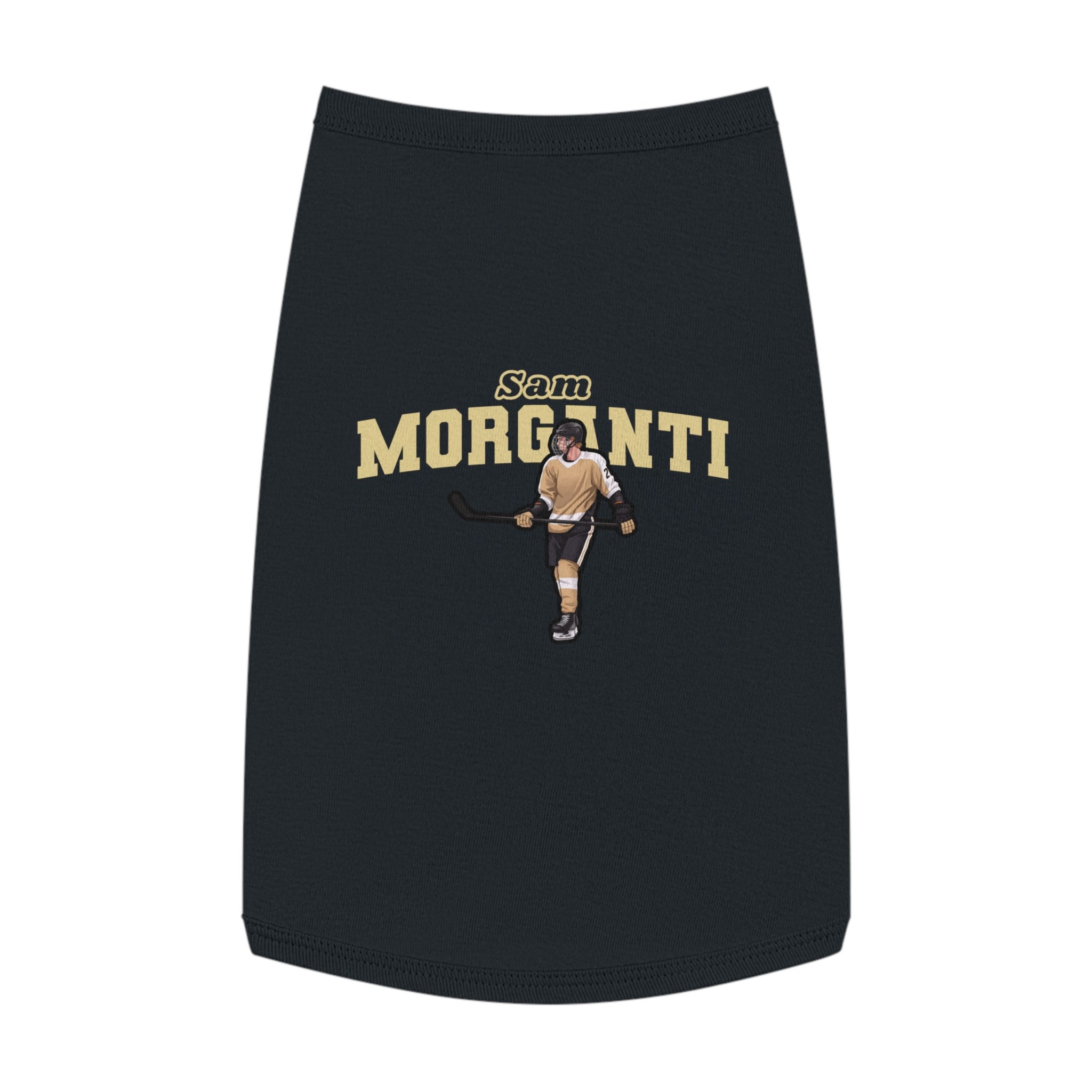 Pet Tank Top — character_name_arch in Black