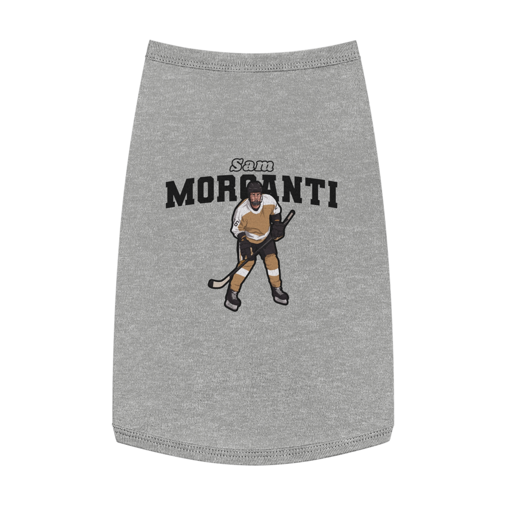 Pet Tank Top — character_name_arch in White